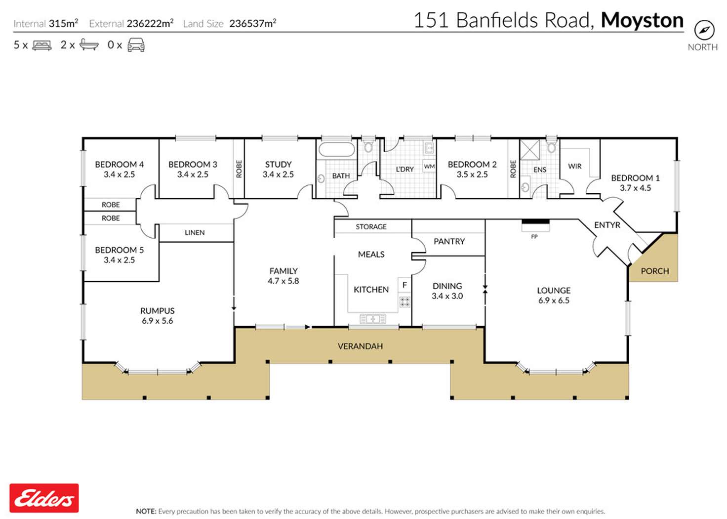 Floorplan of Homely mixedFarming listing, 151 Banfields Road, Moyston VIC 3377