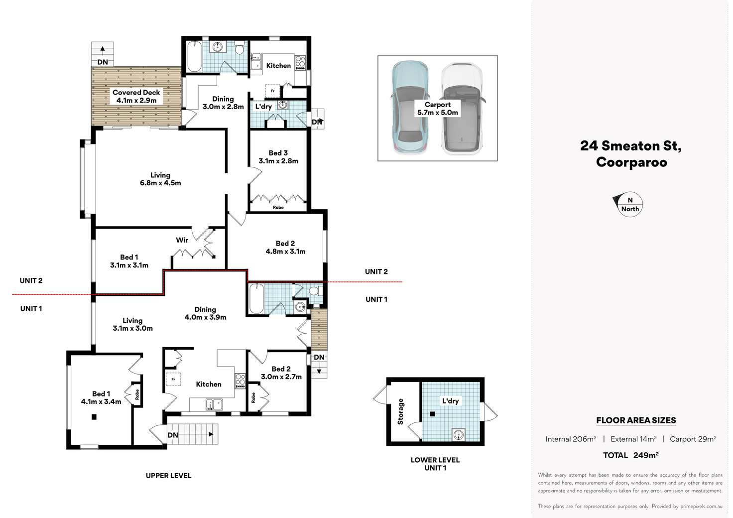 Floorplan of Homely house listing, 24 Smeaton Street, Coorparoo QLD 4151