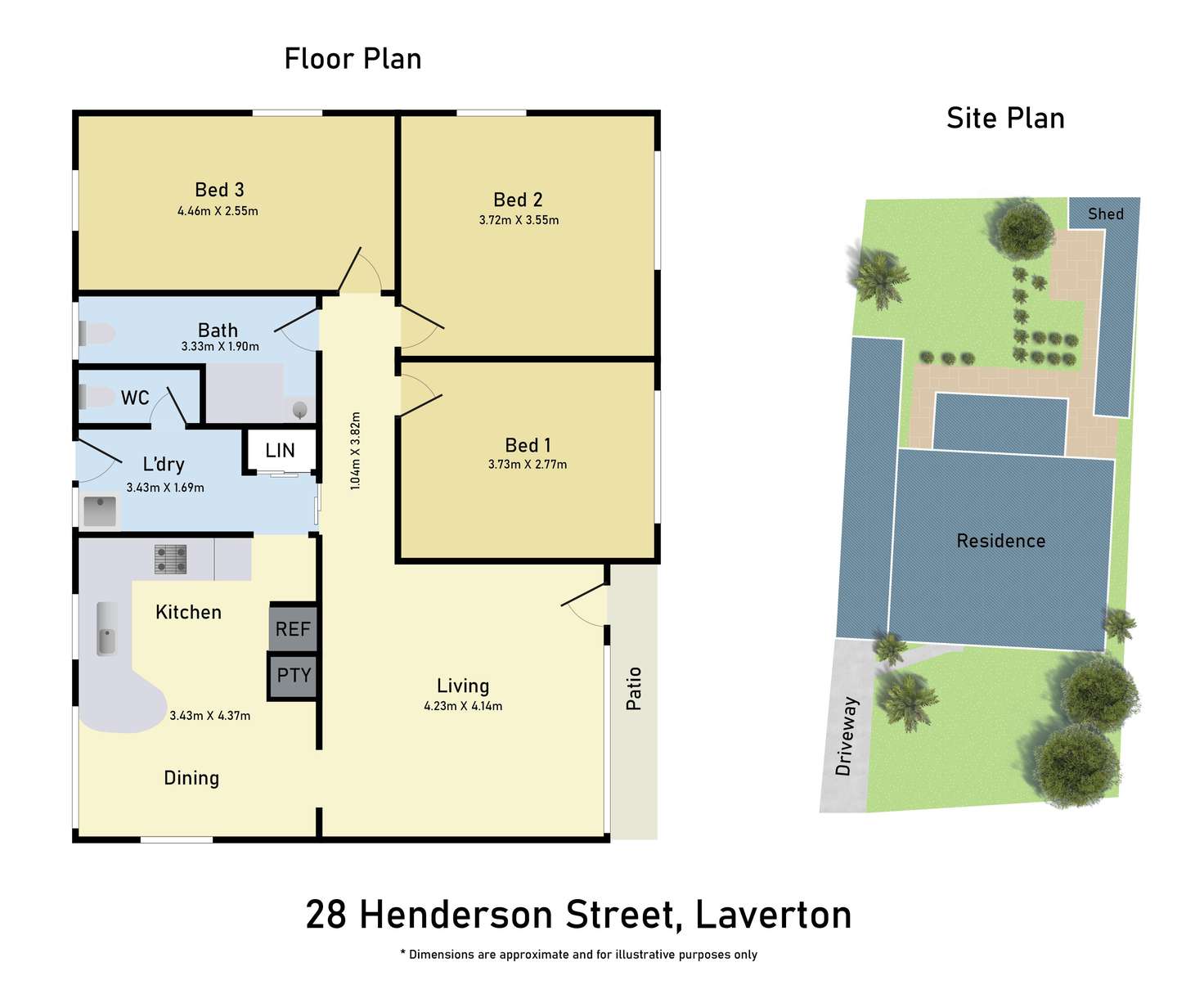 Floorplan of Homely house listing, 28 Henderson Street, Laverton VIC 3028