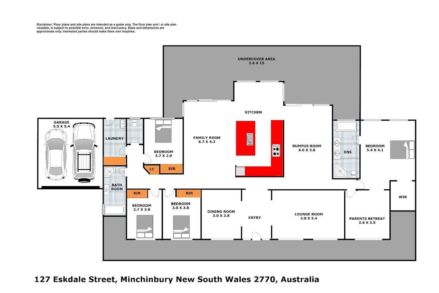 Floorplan of Homely house listing, 127 Eskdale Street, Minchinbury NSW 2770