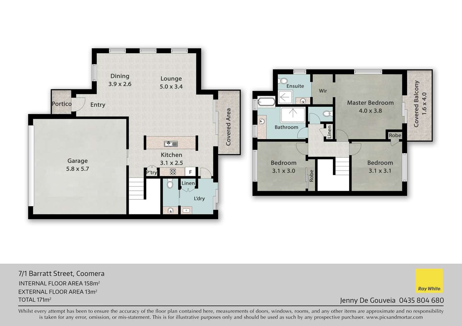 Floorplan of Homely townhouse listing, 7/1 Barratt Street, Coomera QLD 4209
