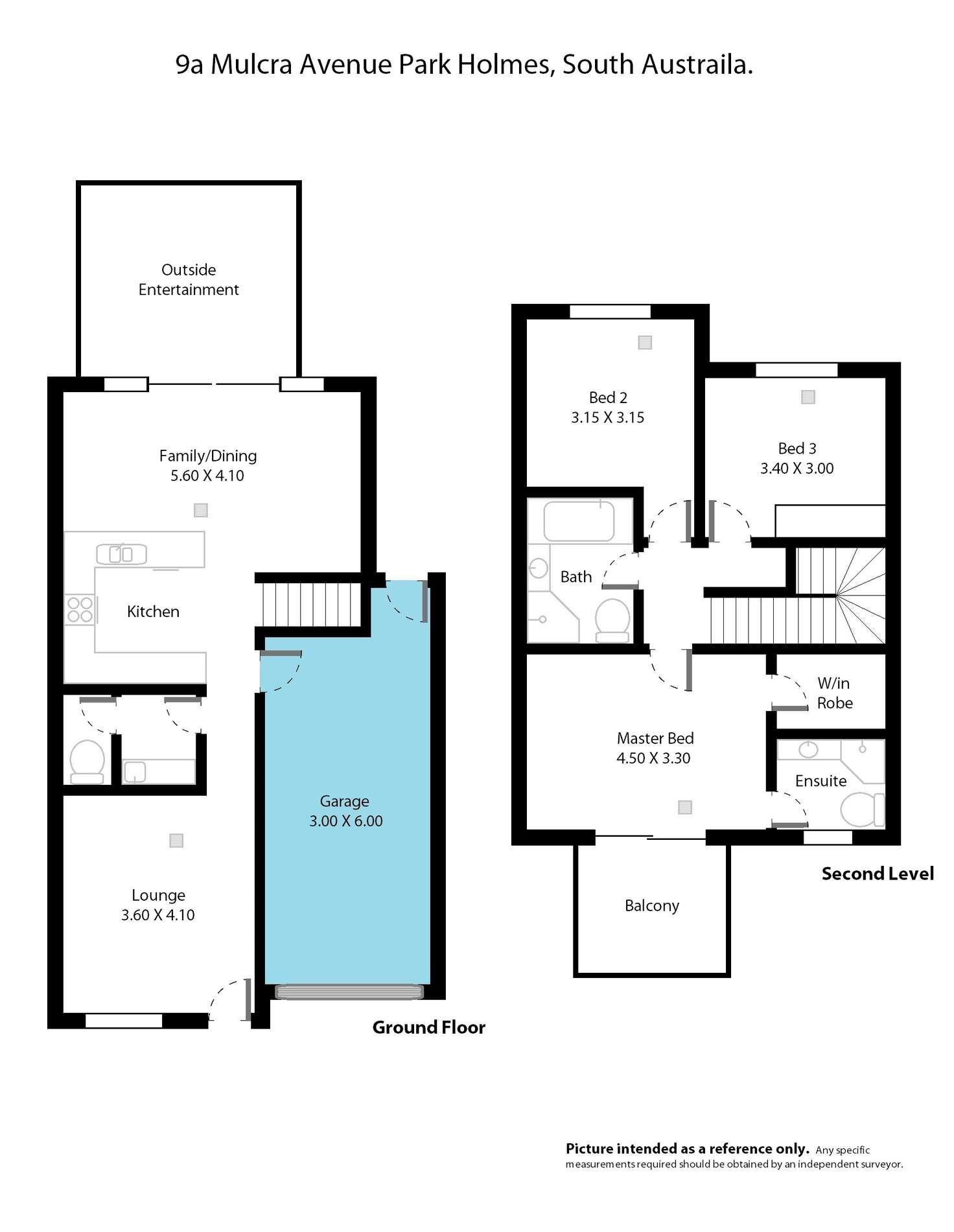 Floorplan of Homely house listing, 9A Mulcra Avenue, Park Holme SA 5043