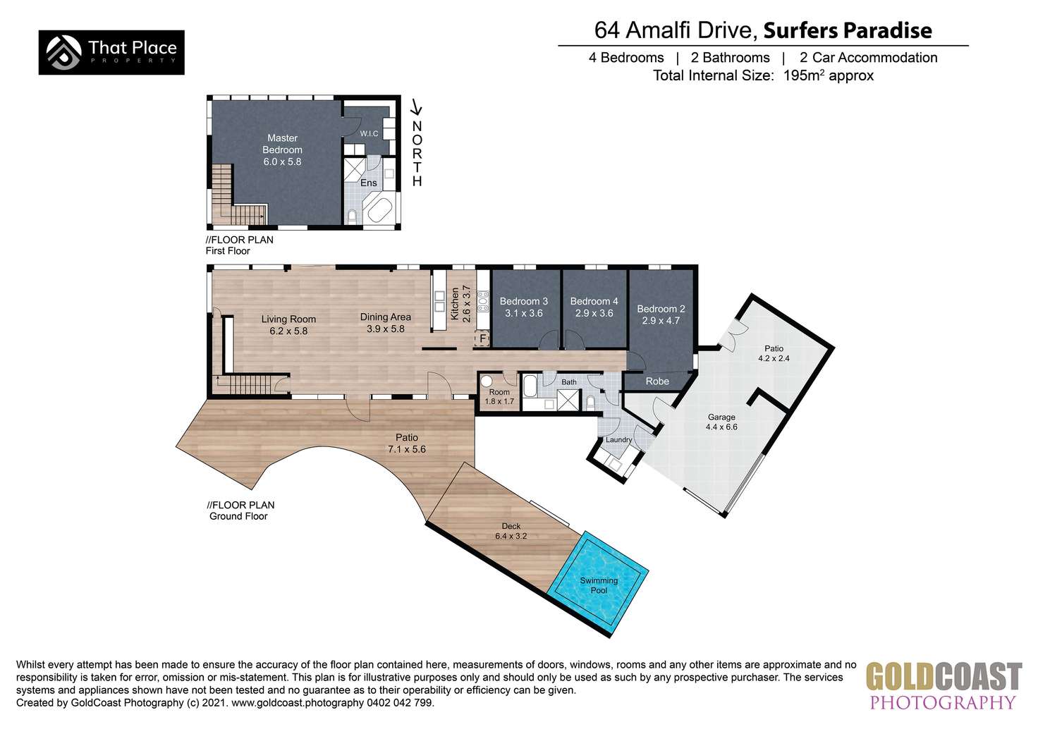 Floorplan of Homely house listing, 64 Amalfi Drive, Isle Of Capri QLD 4217