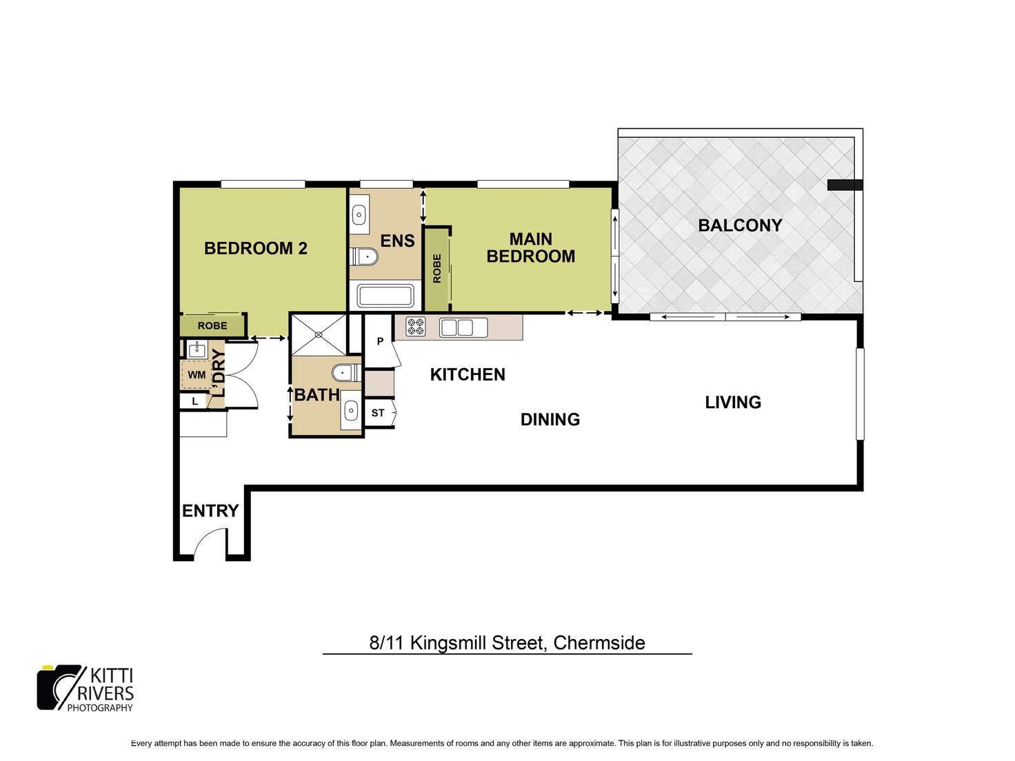 Floorplan of Homely unit listing, 8/11 Kingsmill Street, Chermside QLD 4032
