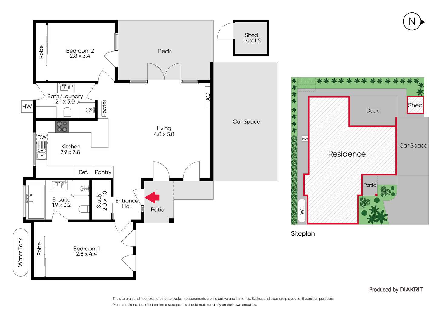 Floorplan of Homely unit listing, 2/32 Genista Street, Frankston South VIC 3199