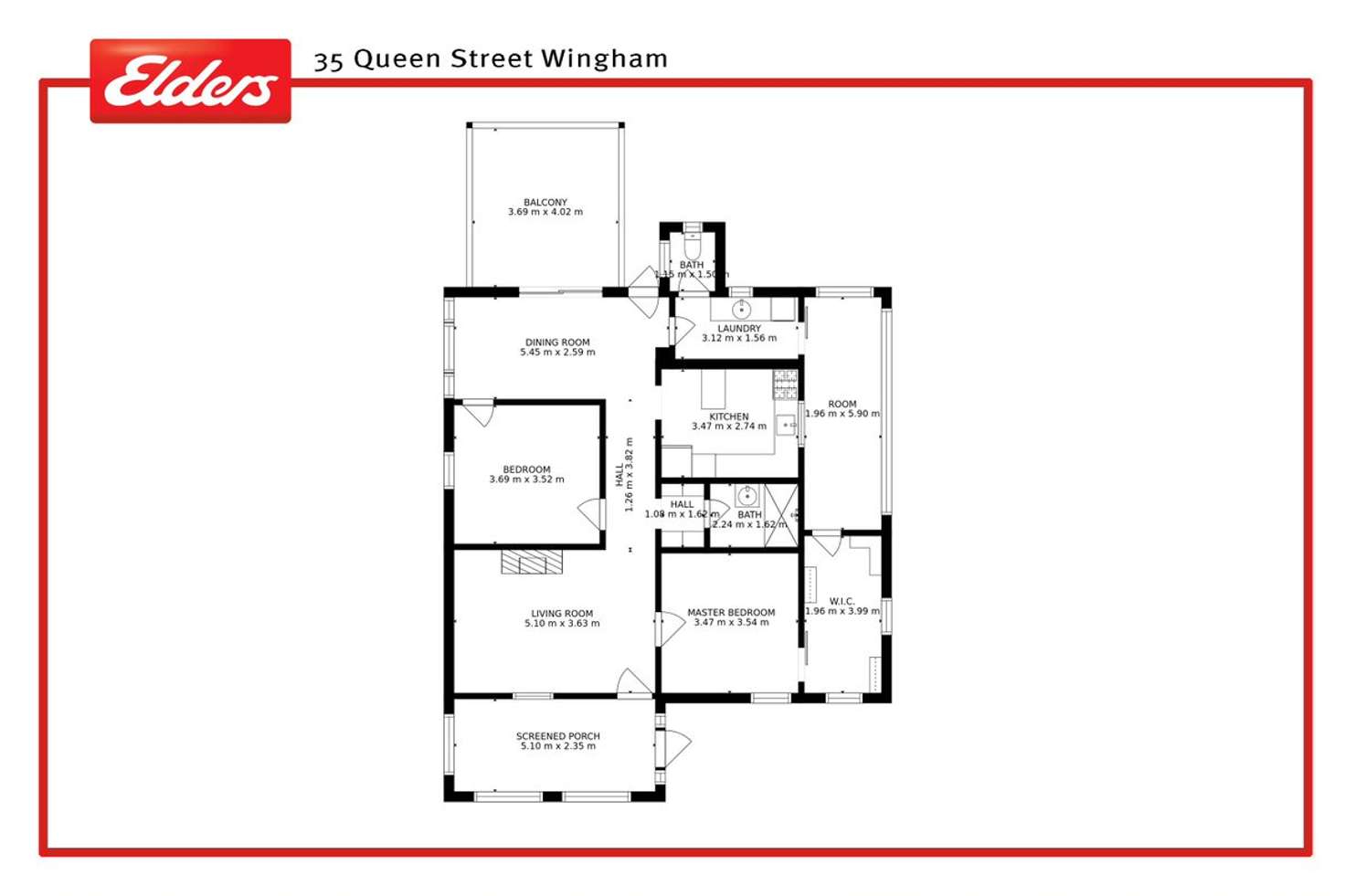 Floorplan of Homely house listing, 35 Queen Street, Wingham NSW 2429