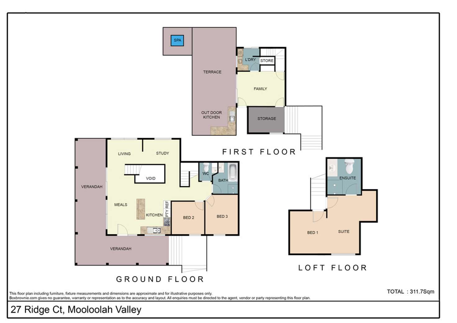 Floorplan of Homely house listing, 27 Ridge Court, Mooloolah Valley QLD 4553