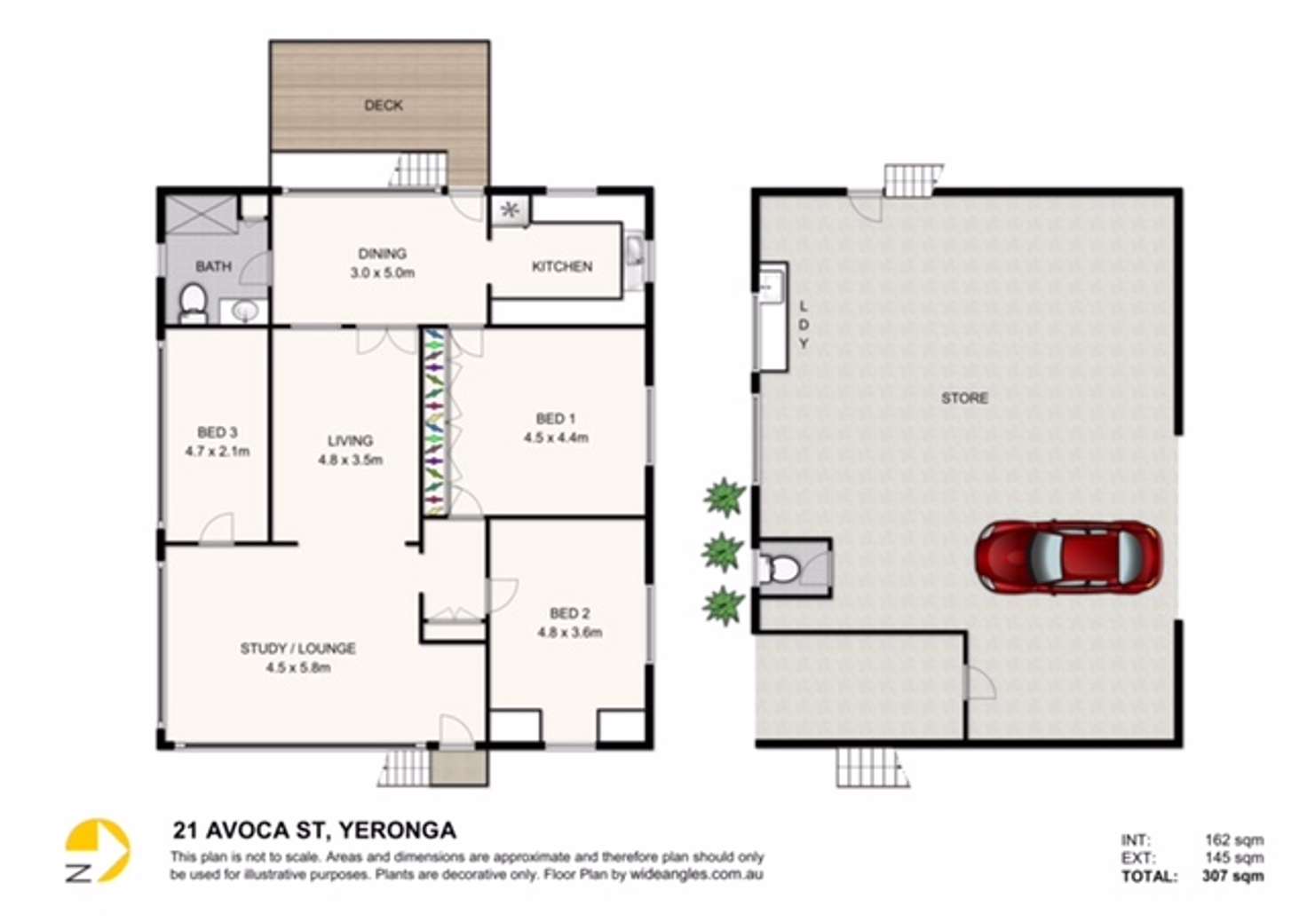 Floorplan of Homely house listing, 21 Avoca Street, Yeronga QLD 4104