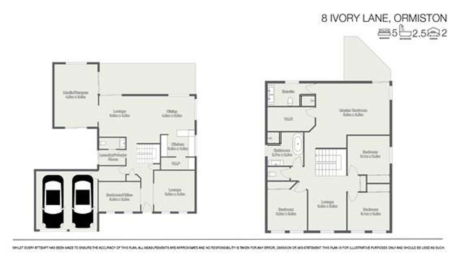 Floorplan of Homely house listing, 8 Ivory Lane, Ormiston QLD 4160
