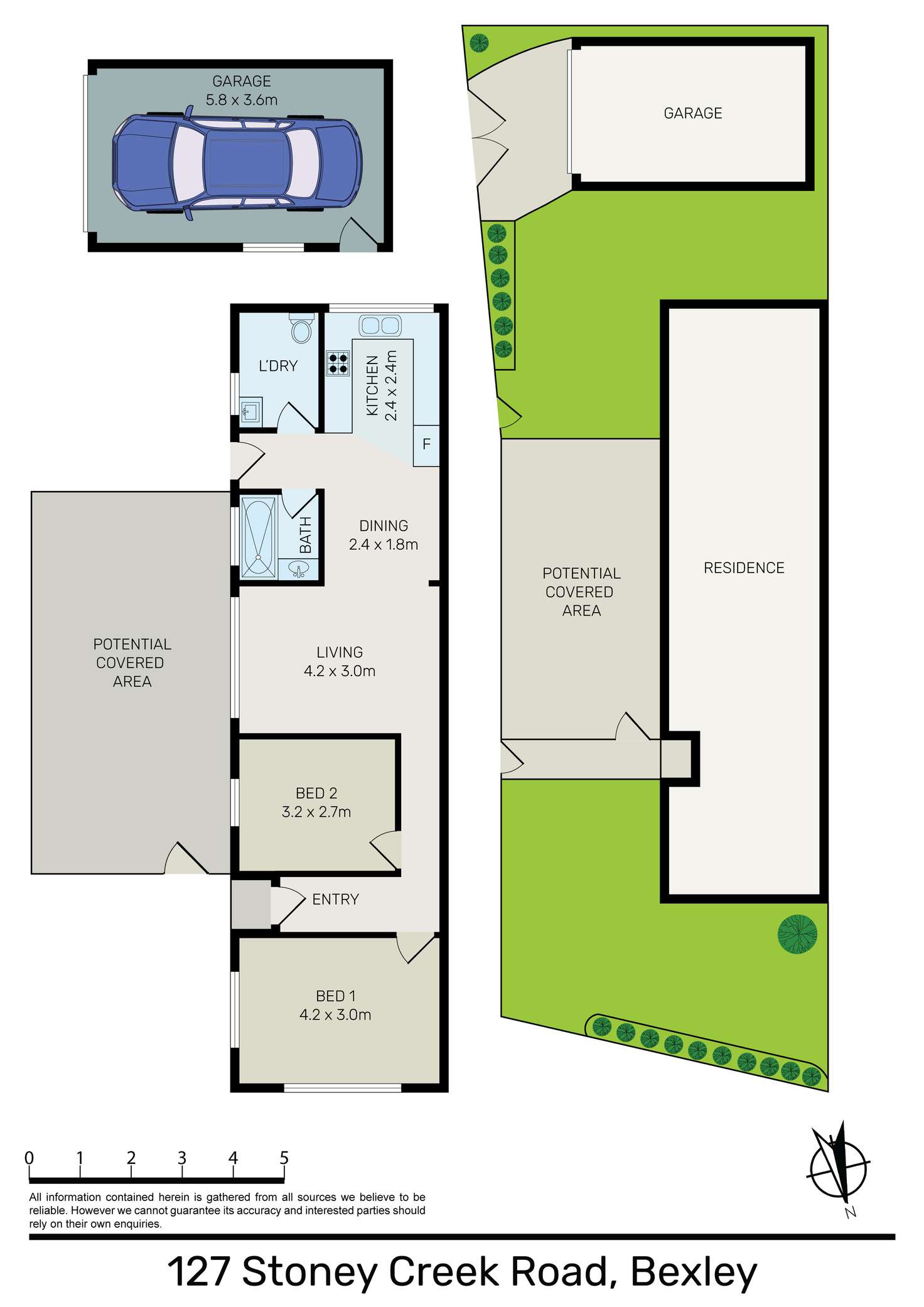 Floorplan of Homely house listing, 127 Stoney Creek Road, Bexley NSW 2207