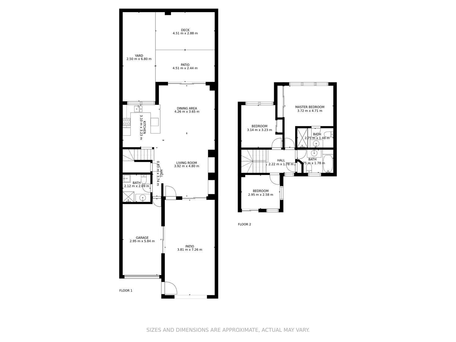 Floorplan of Homely townhouse listing, 33/1 Secondary Street, Upper Coomera QLD 4209