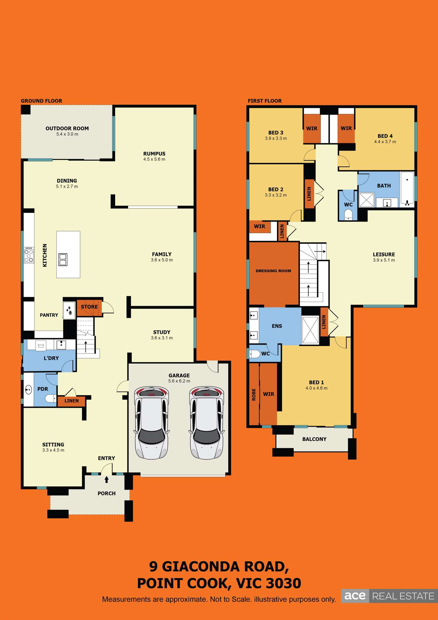 Floorplan of Homely house listing, 9 Giaconda Road, Point Cook VIC 3030