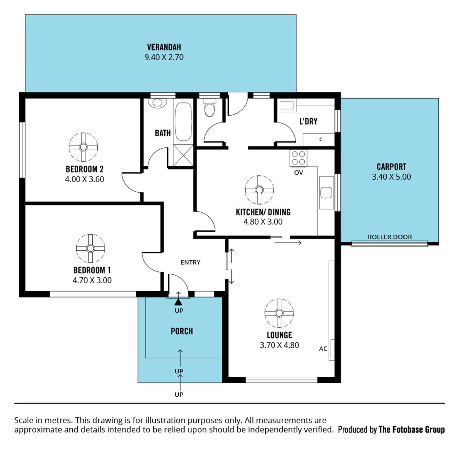 Floorplan of Homely house listing, 46 Fenton Avenue, Christies Beach SA 5165