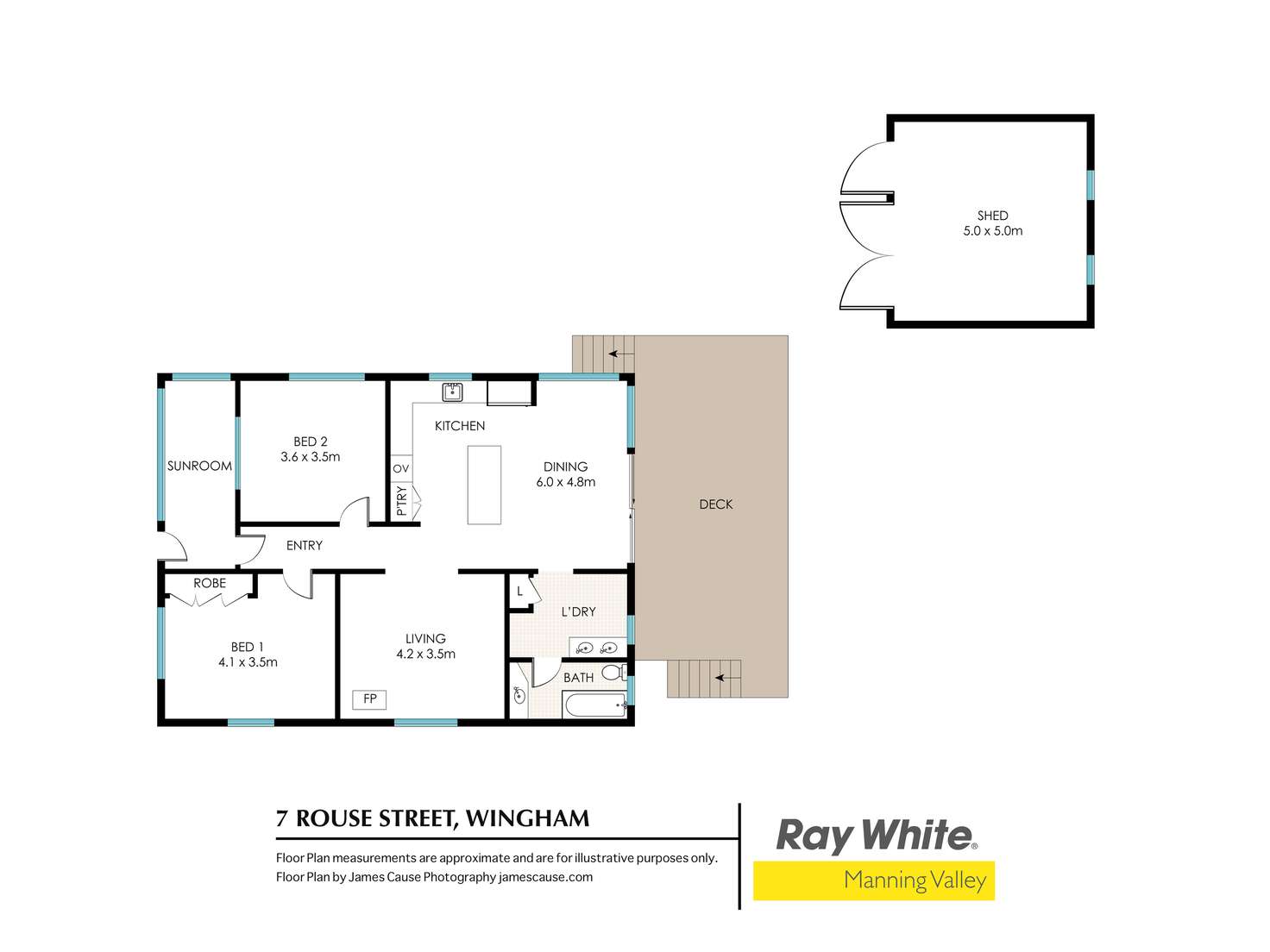 Floorplan of Homely house listing, 7 Rouse Street, Wingham NSW 2429