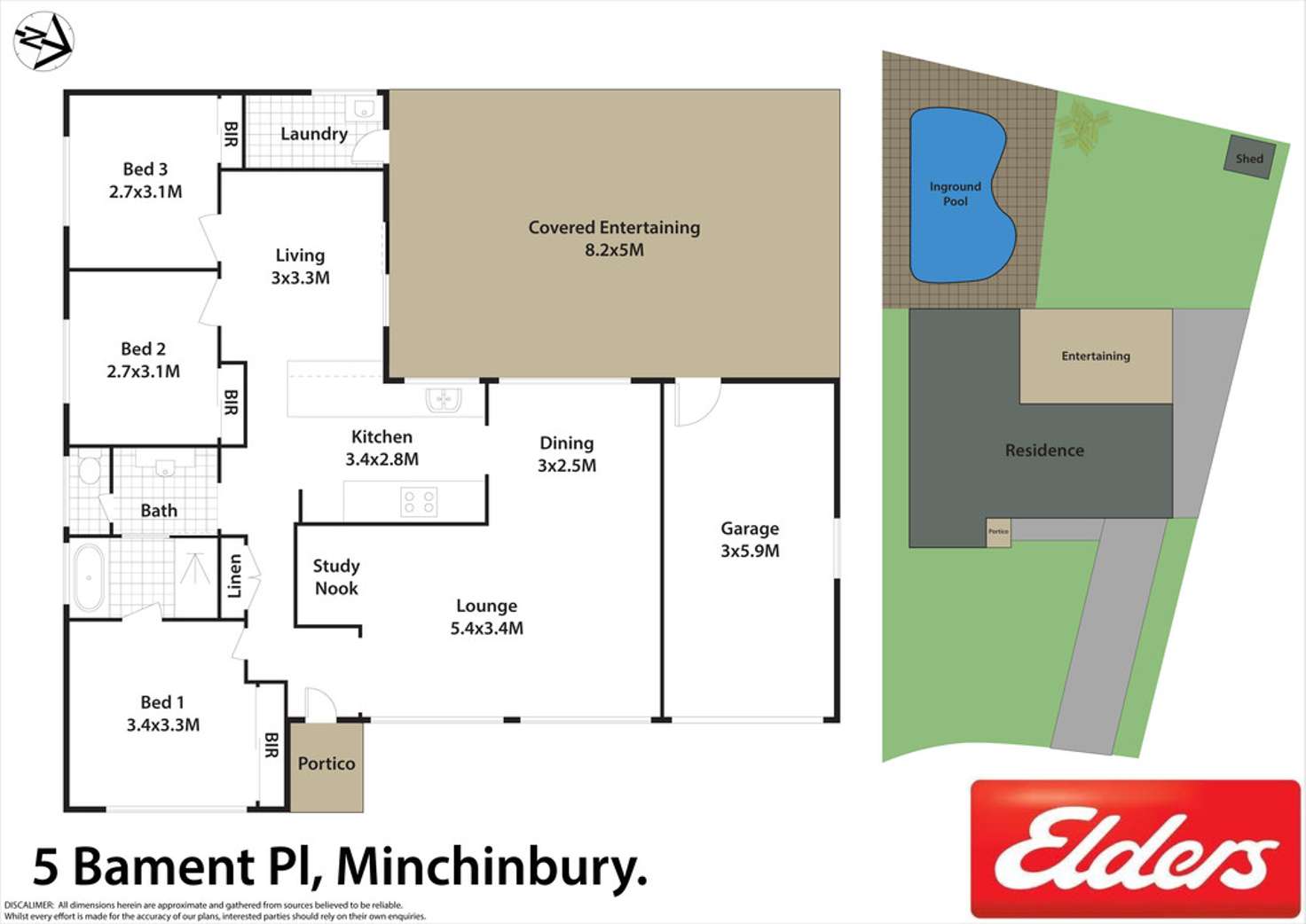 Floorplan of Homely house listing, 5 Bament Place, Minchinbury NSW 2770