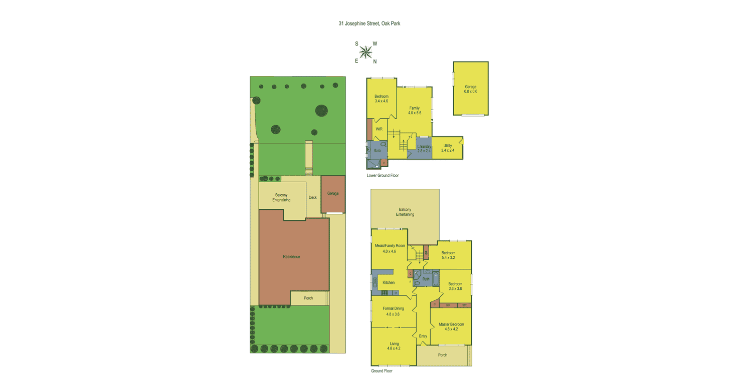 Floorplan of Homely house listing, 31 Josephine Street, Oak Park VIC 3046