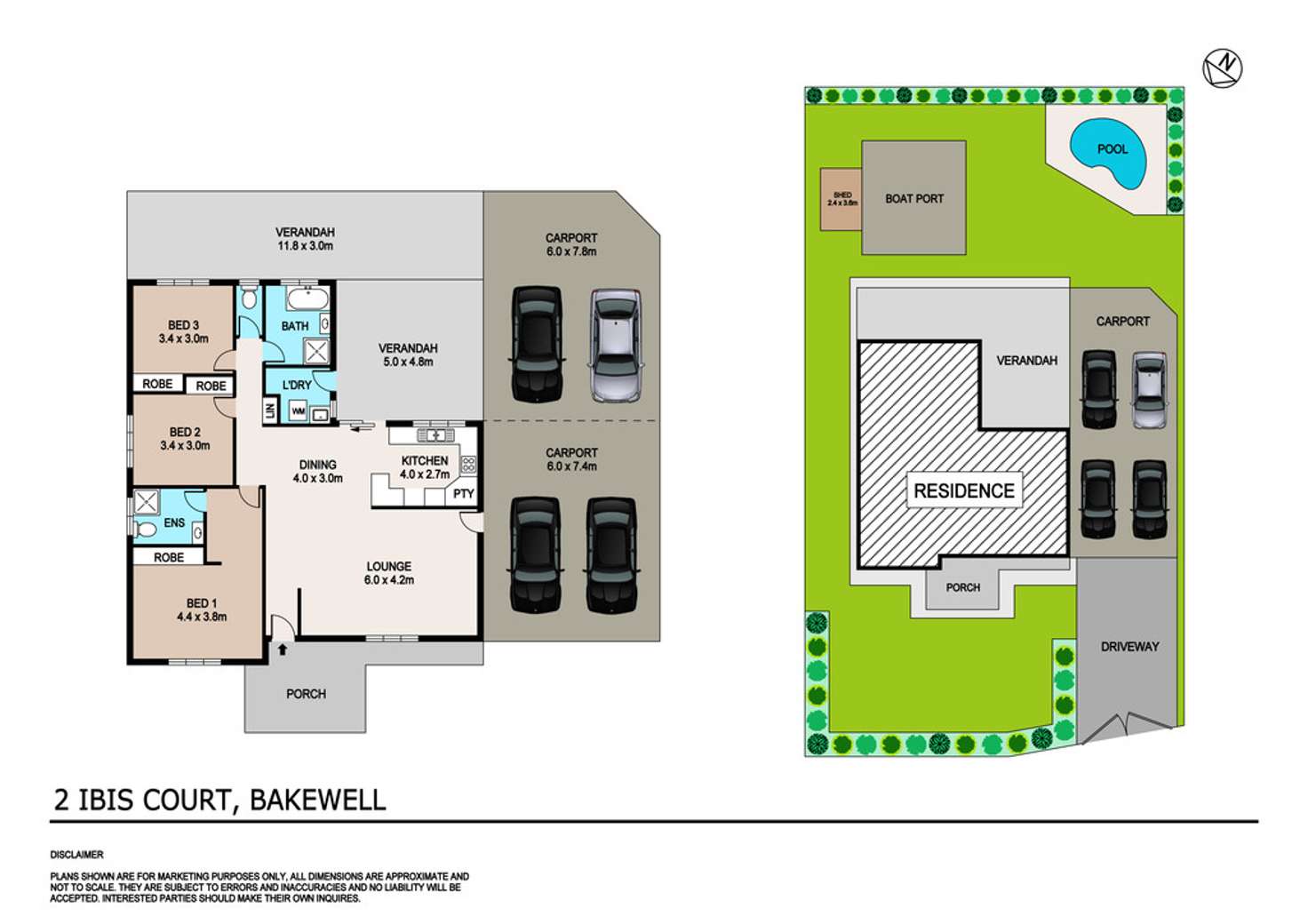 Floorplan of Homely house listing, 2 Ibis Court, Bakewell NT 832