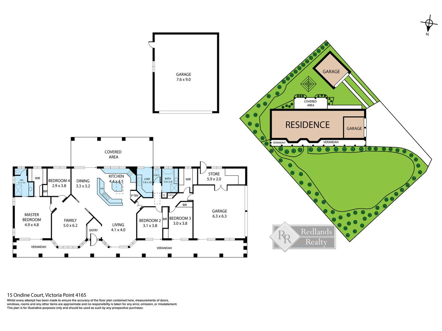 Floorplan of Homely house listing, 15 Ondine Court, Victoria Point QLD 4165