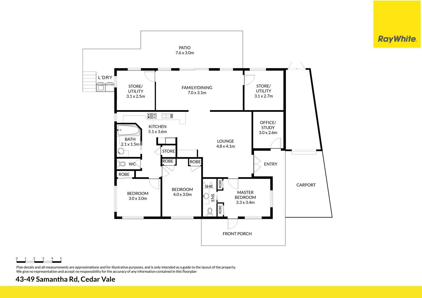 Floorplan of Homely house listing, 43-49 Samantha Road, Cedar Vale QLD 4285