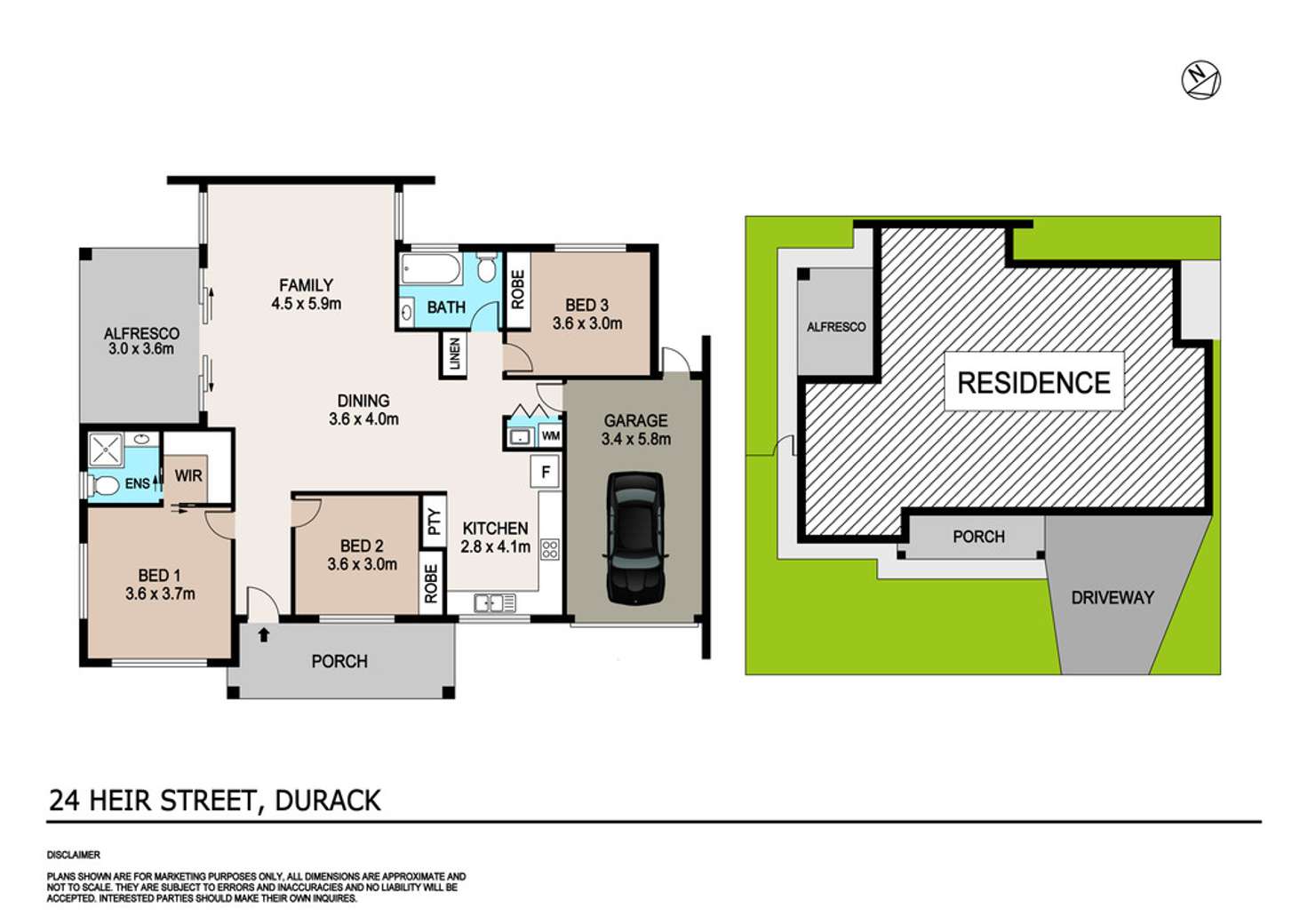 Floorplan of Homely house listing, 24 Heir Street, Durack NT 830