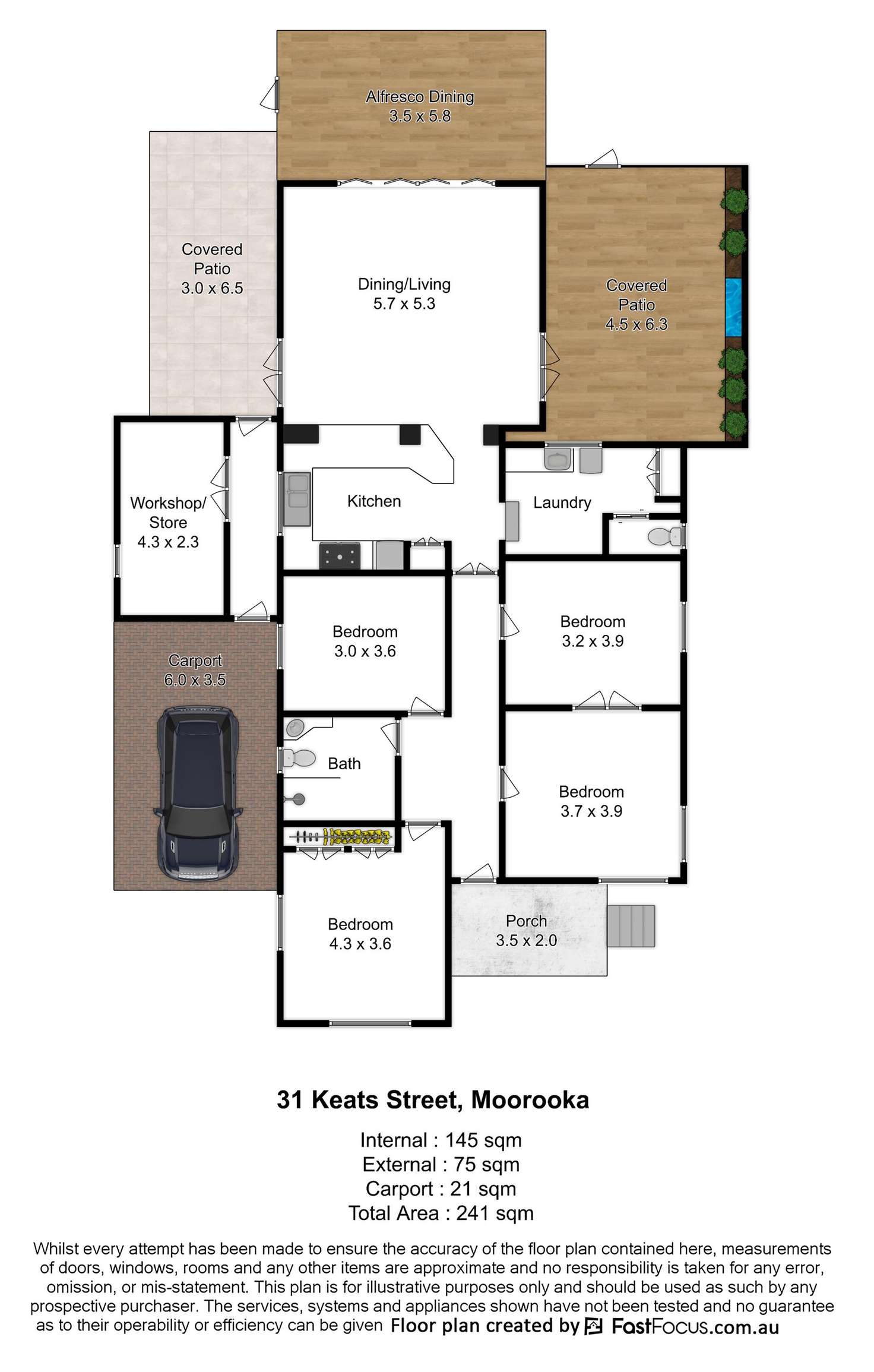 Floorplan of Homely house listing, 31 Keats Street, Moorooka QLD 4105