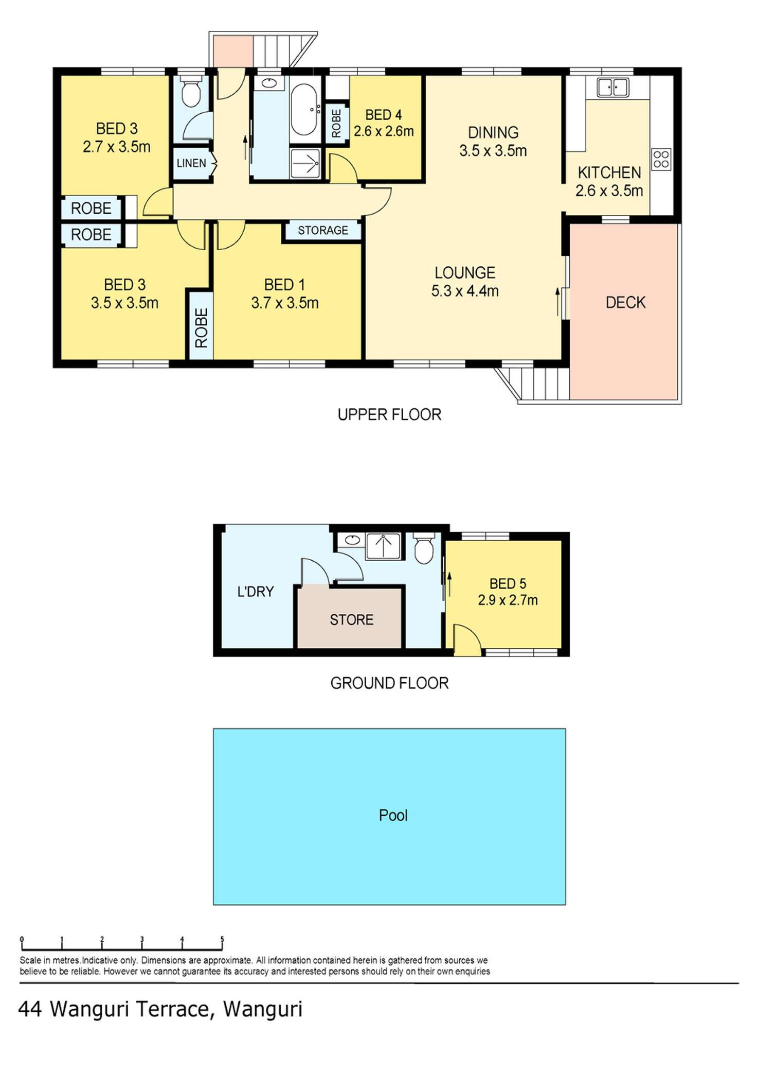 Floorplan of Homely house listing, 44 Wanguri Terrace, Wanguri NT 810