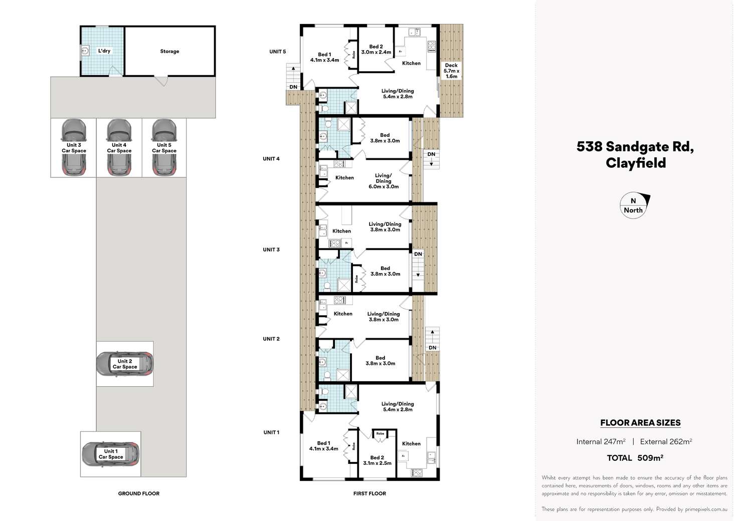 Floorplan of Homely blockOfUnits listing, 538 Sandgate Road, Clayfield QLD 4011