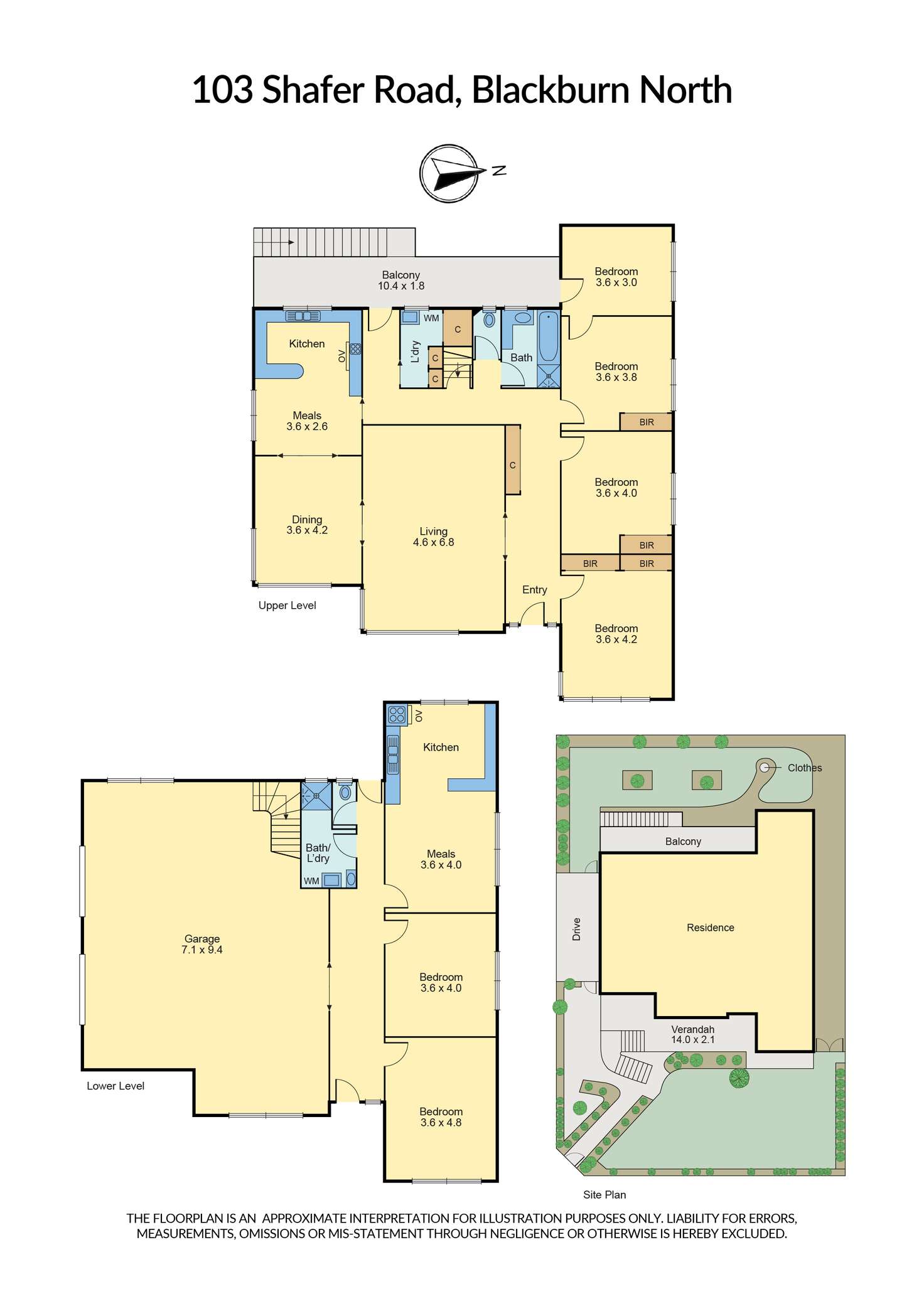 Floorplan of Homely house listing, 103 Shafer Road, Blackburn North VIC 3130
