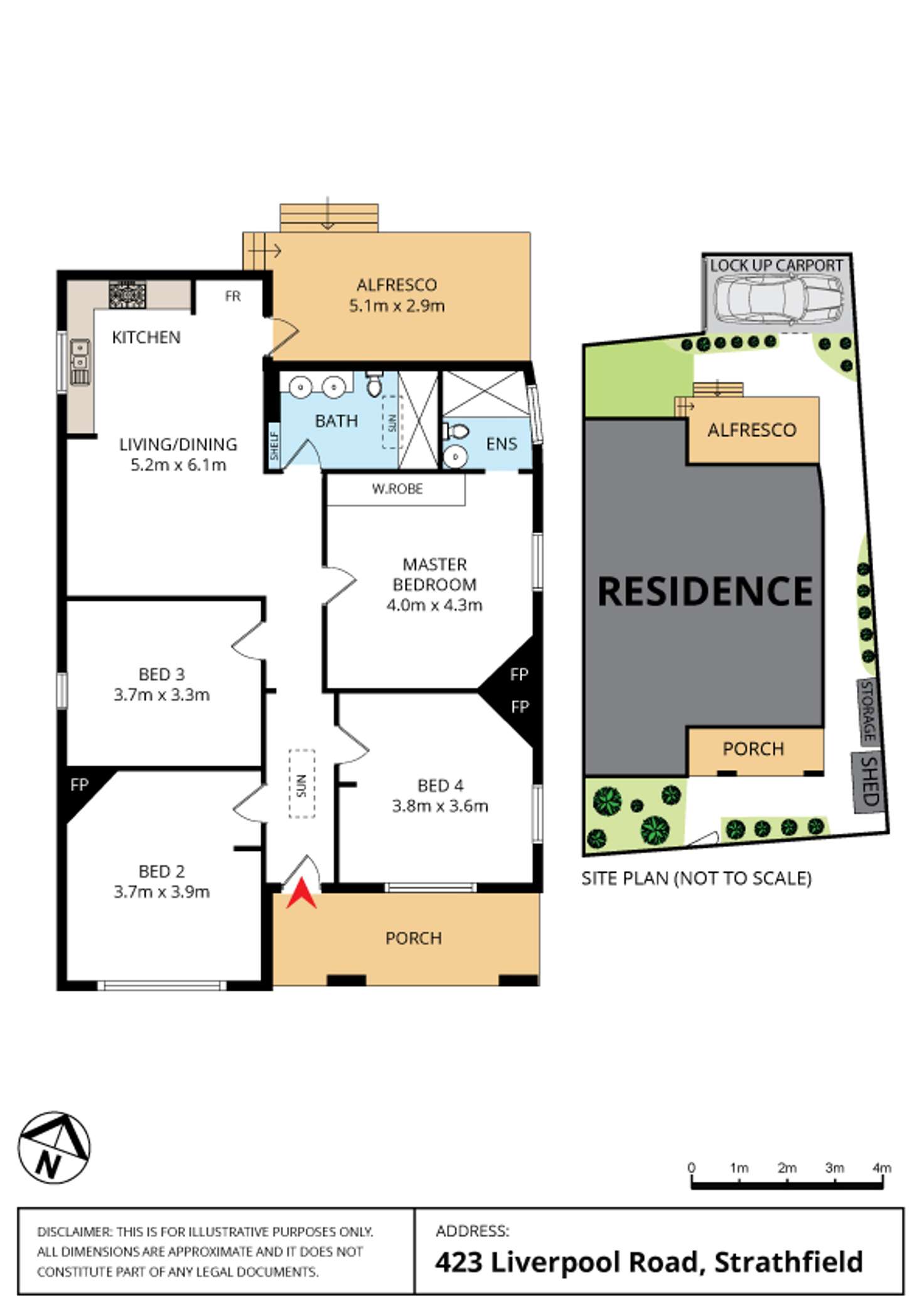 Floorplan of Homely house listing, 423 LIVERPOOL ROAD, Strathfield NSW 2135