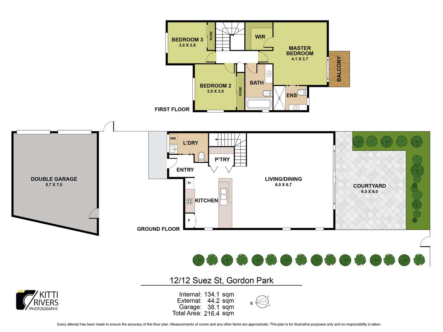 Floorplan of Homely townhouse listing, 12/12 Suez Street, Gordon Park QLD 4031