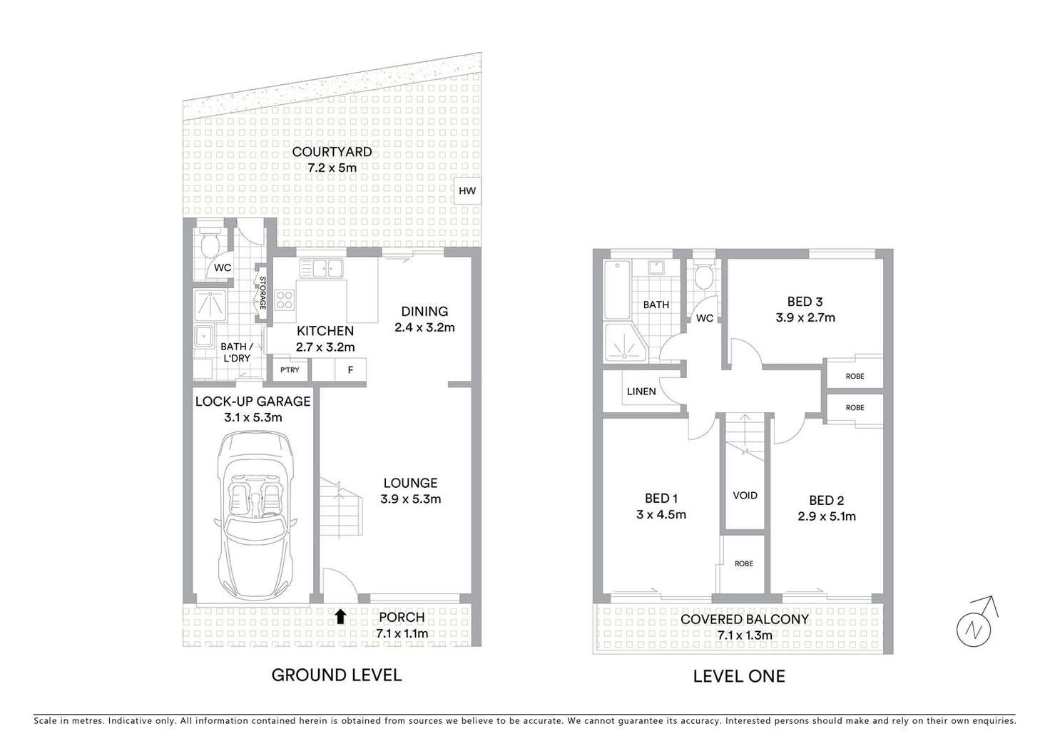 Floorplan of Homely townhouse listing, 5/62 Bruce Street, Bexley NSW 2207