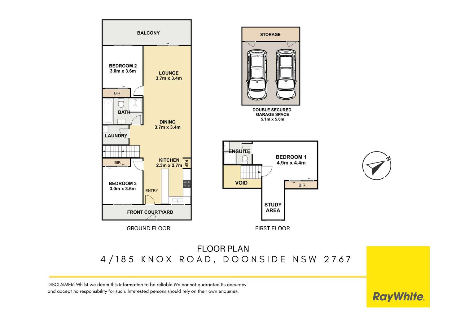 Floorplan of Homely apartment listing, 4/185 Knox Road, Doonside NSW 2767