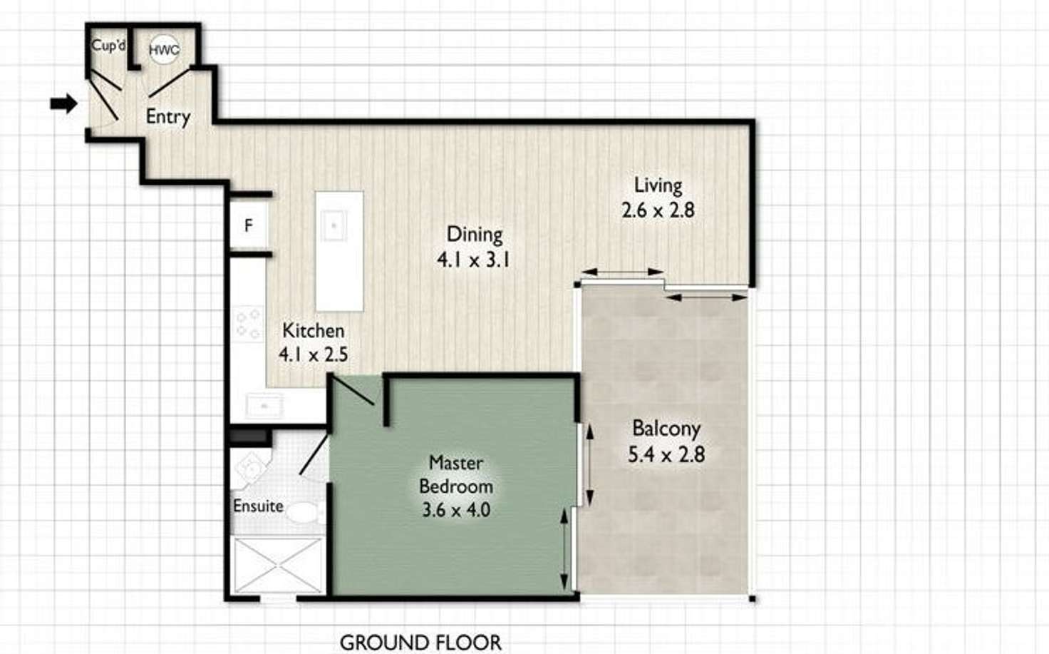 Floorplan of Homely apartment listing, 4/141 Shore St West, Cleveland QLD 4163
