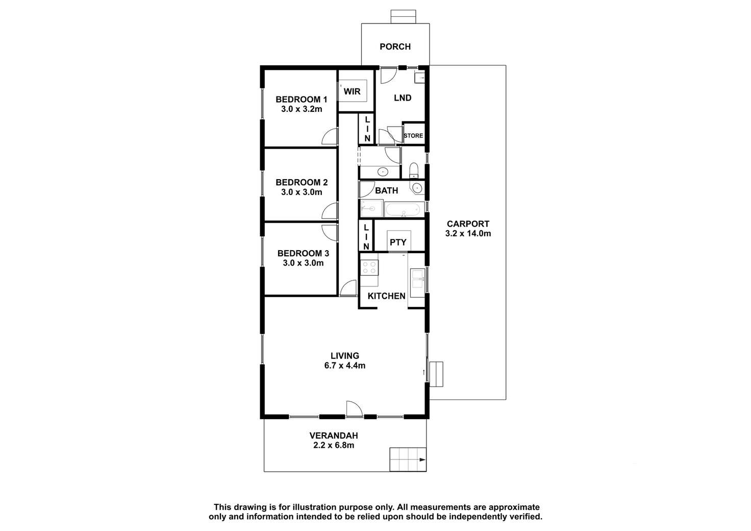 Floorplan of Homely house listing, 19 Tatiara Terrace, Bordertown SA 5268