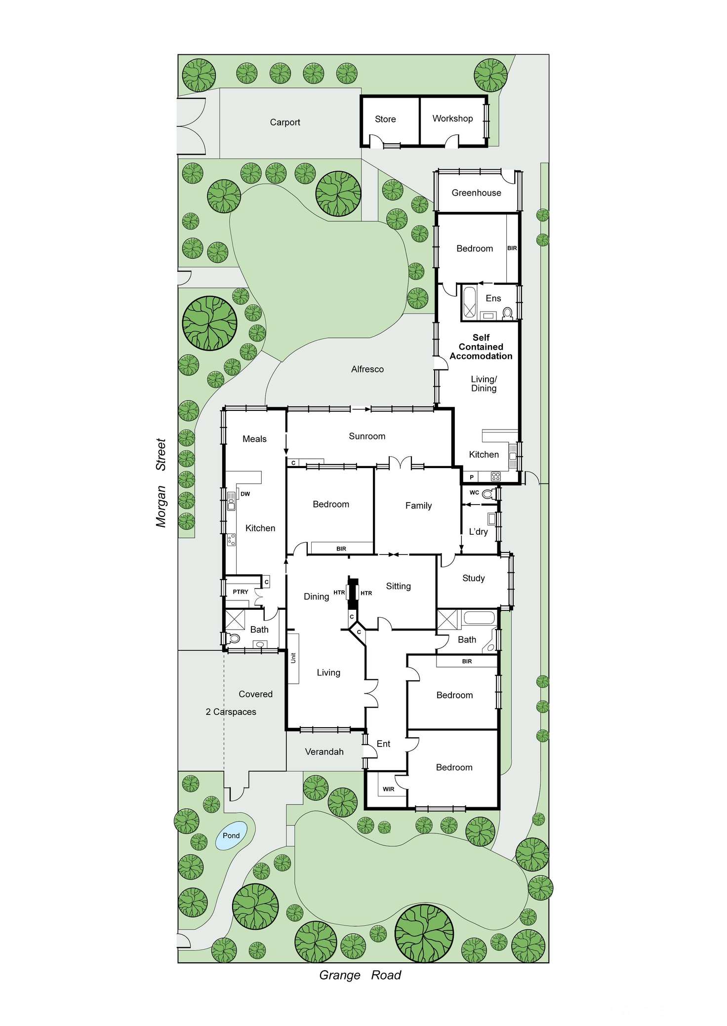 Floorplan of Homely house listing, 202 Grange Road, Carnegie VIC 3163