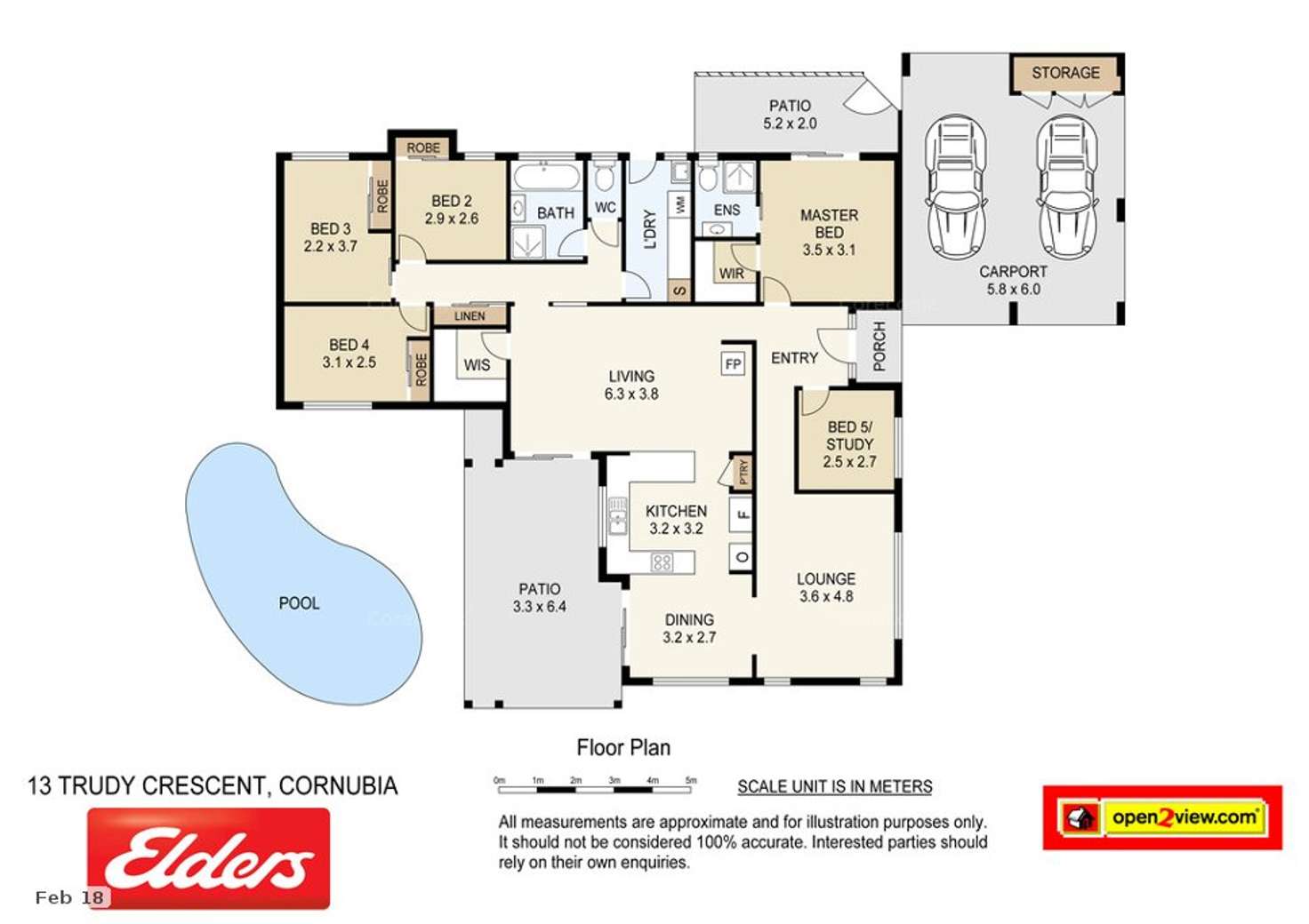 Floorplan of Homely house listing, 13 Trudy Crescent, Cornubia QLD 4130