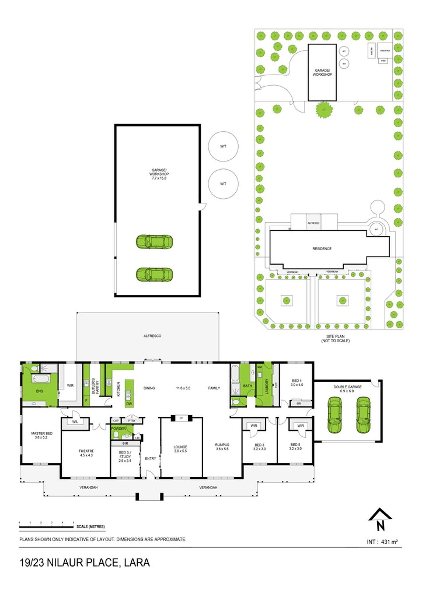 Floorplan of Homely house listing, 19-23 Nilaur Place, Lara VIC 3212