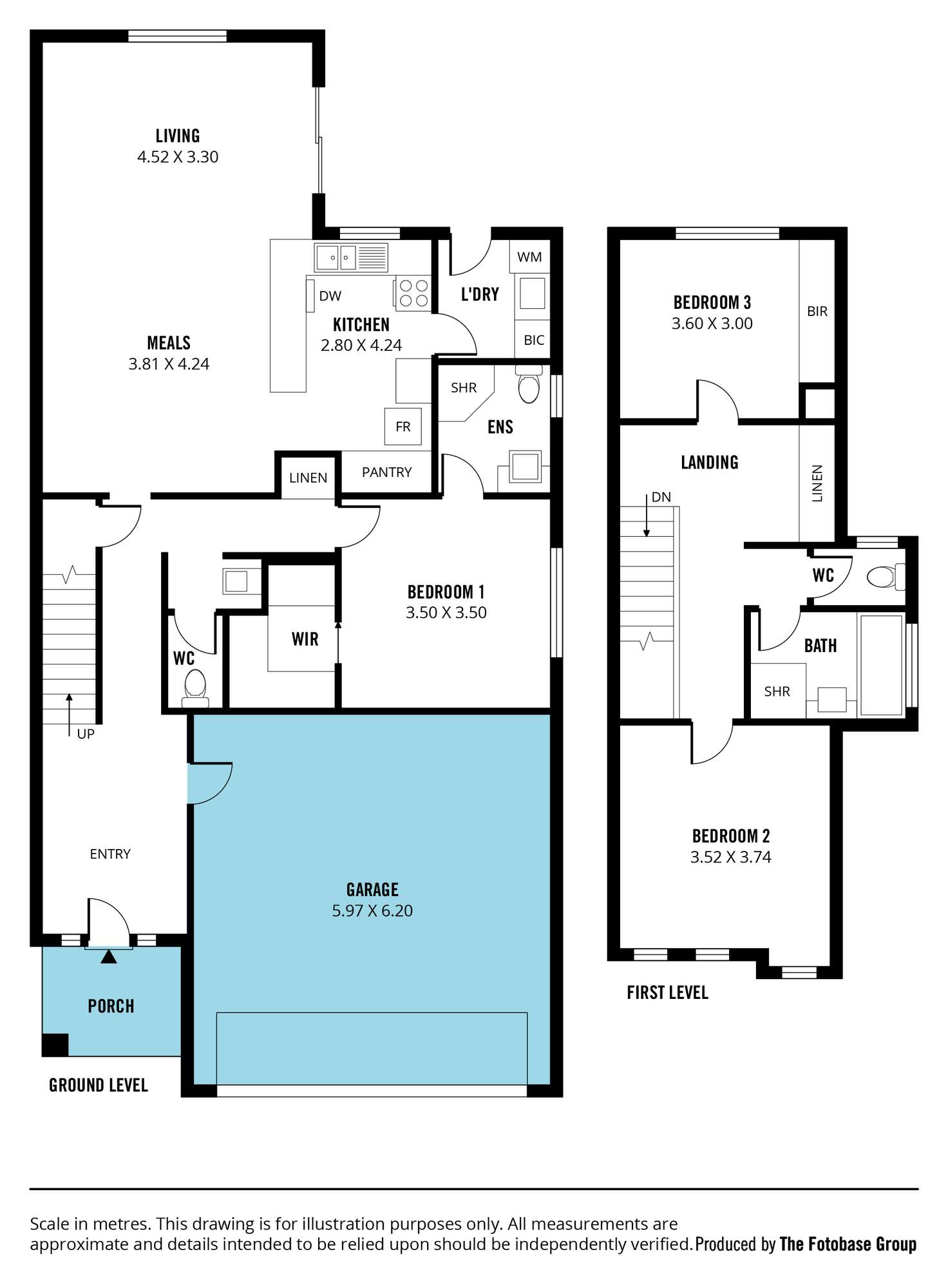 Floorplan of Homely townhouse listing, 11/528 Anzac Highway, Glenelg East SA 5045