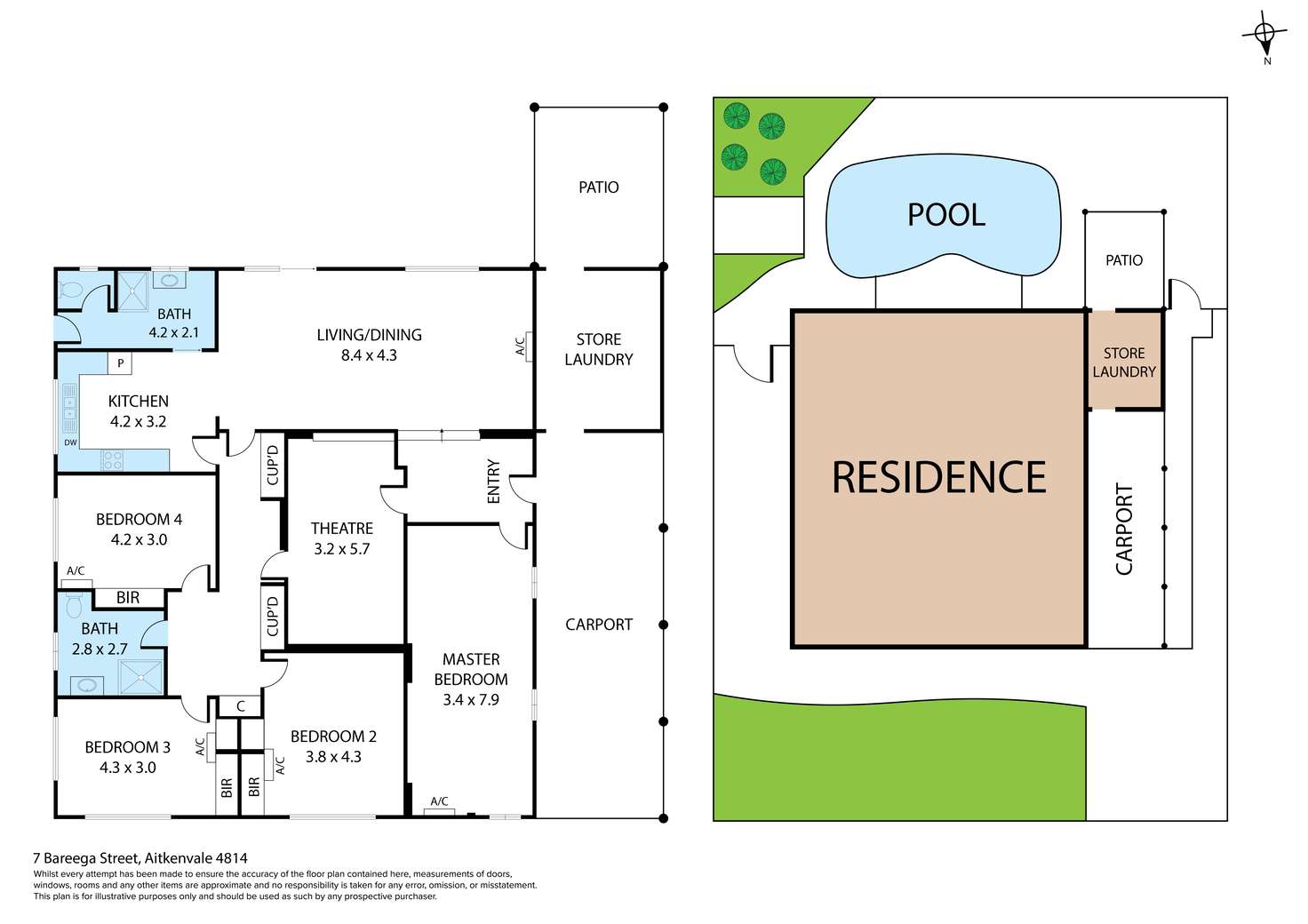 Floorplan of Homely house listing, 7 Bareega Street, Aitkenvale QLD 4814