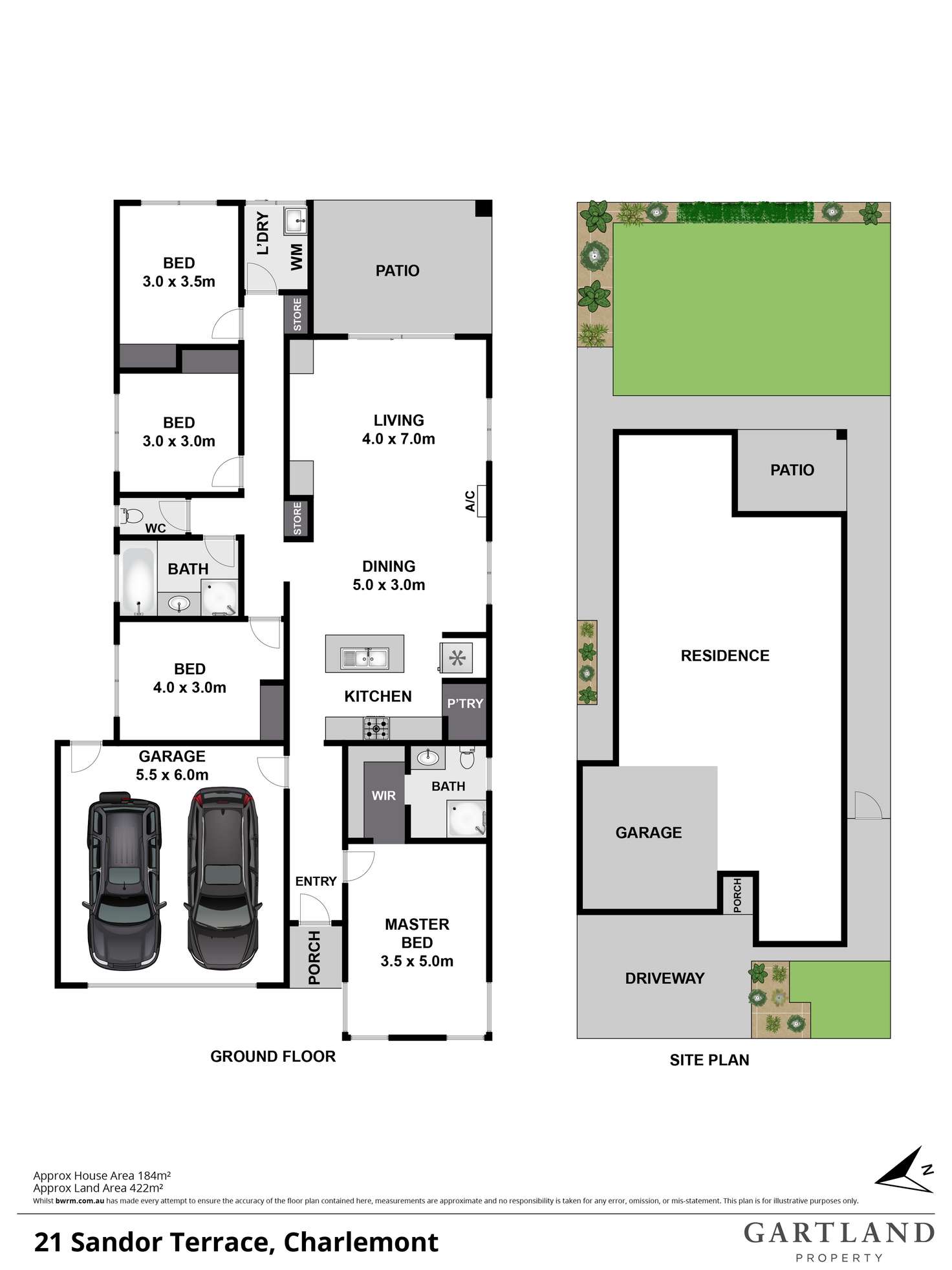 Floorplan of Homely house listing, 21 Sandor Terrace, Charlemont VIC 3217