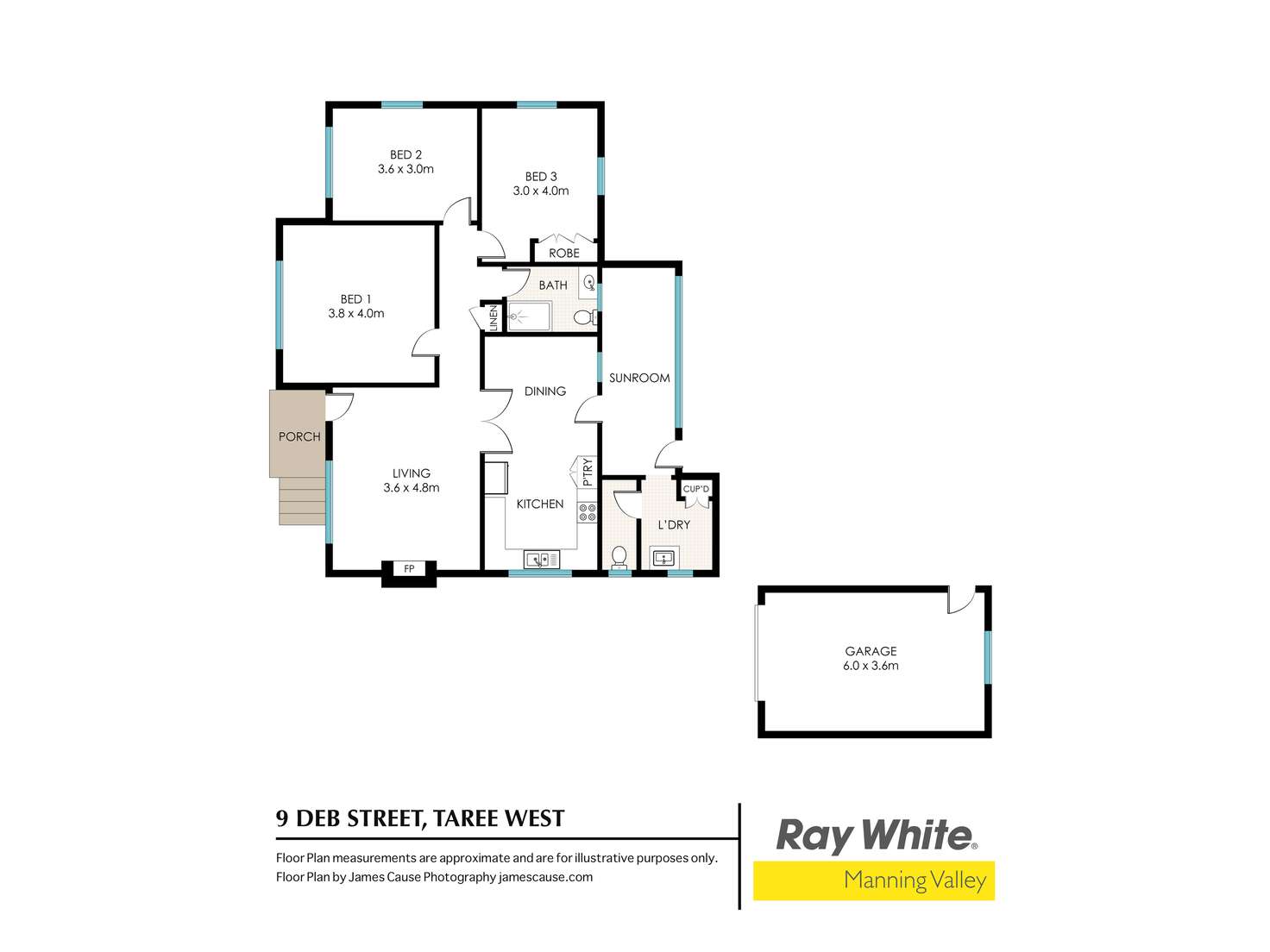 Floorplan of Homely house listing, 9 Deb Street, Taree NSW 2430