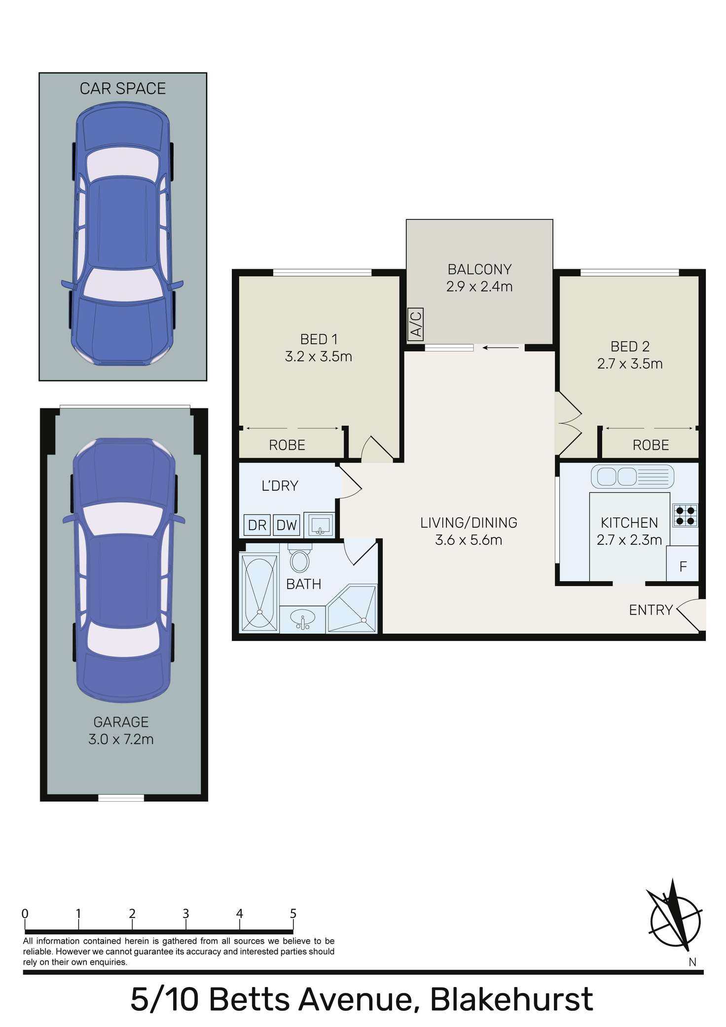 Floorplan of Homely apartment listing, 5/10 Betts Avenue, Blakehurst NSW 2221