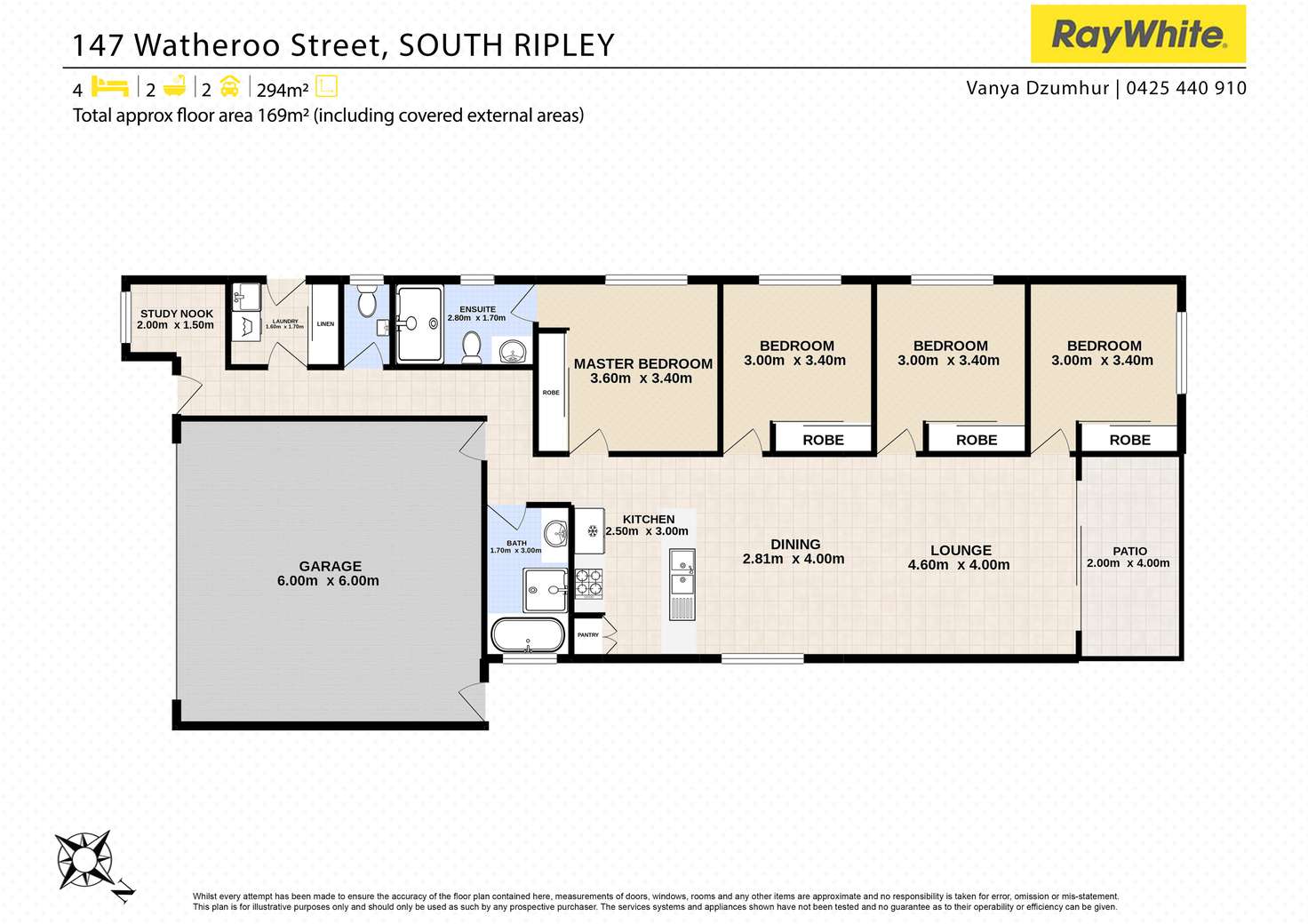 Floorplan of Homely house listing, 147 Watheroo Street, South Ripley QLD 4306