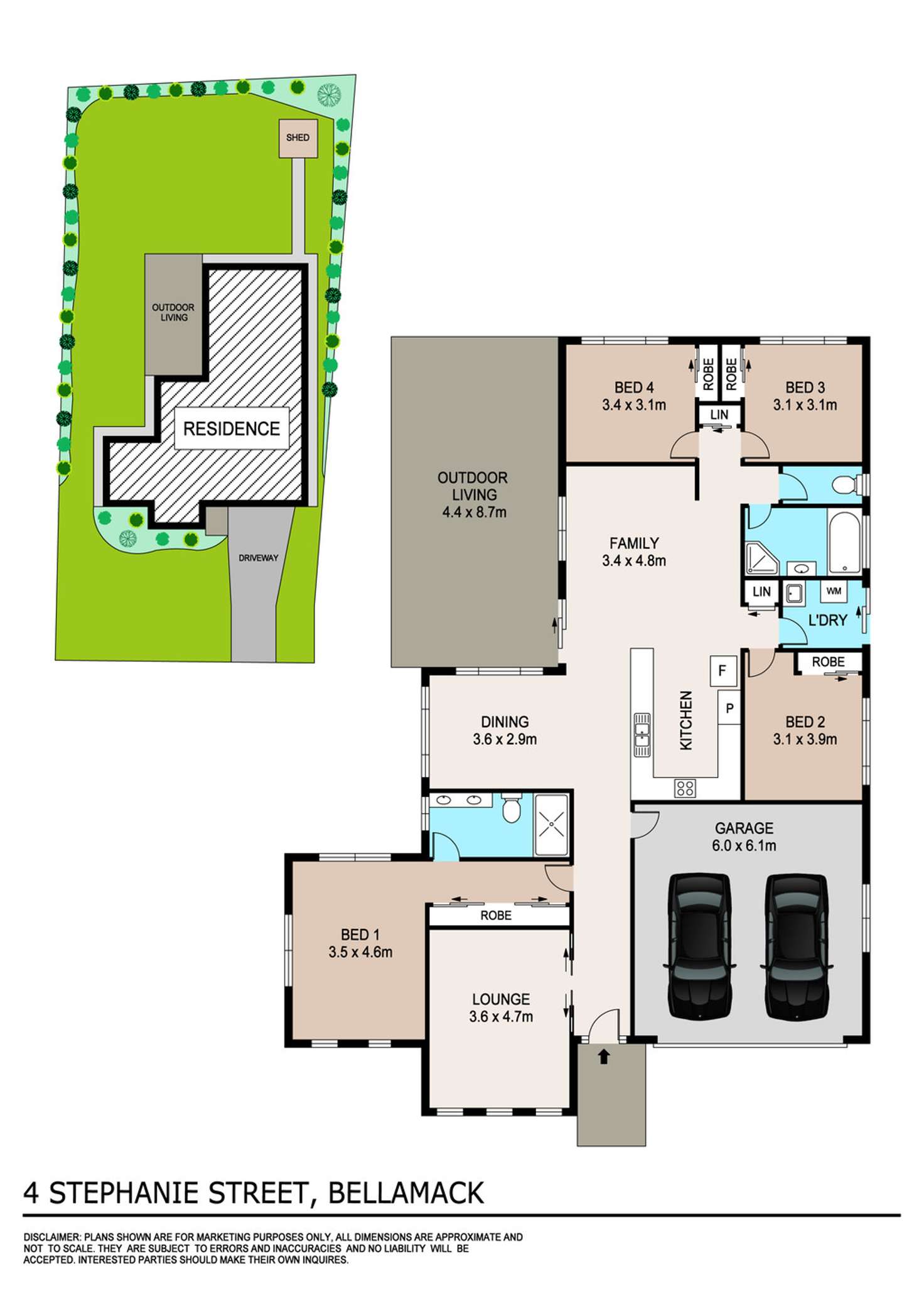 Floorplan of Homely house listing, 4 Stephanie Street, Bellamack NT 832