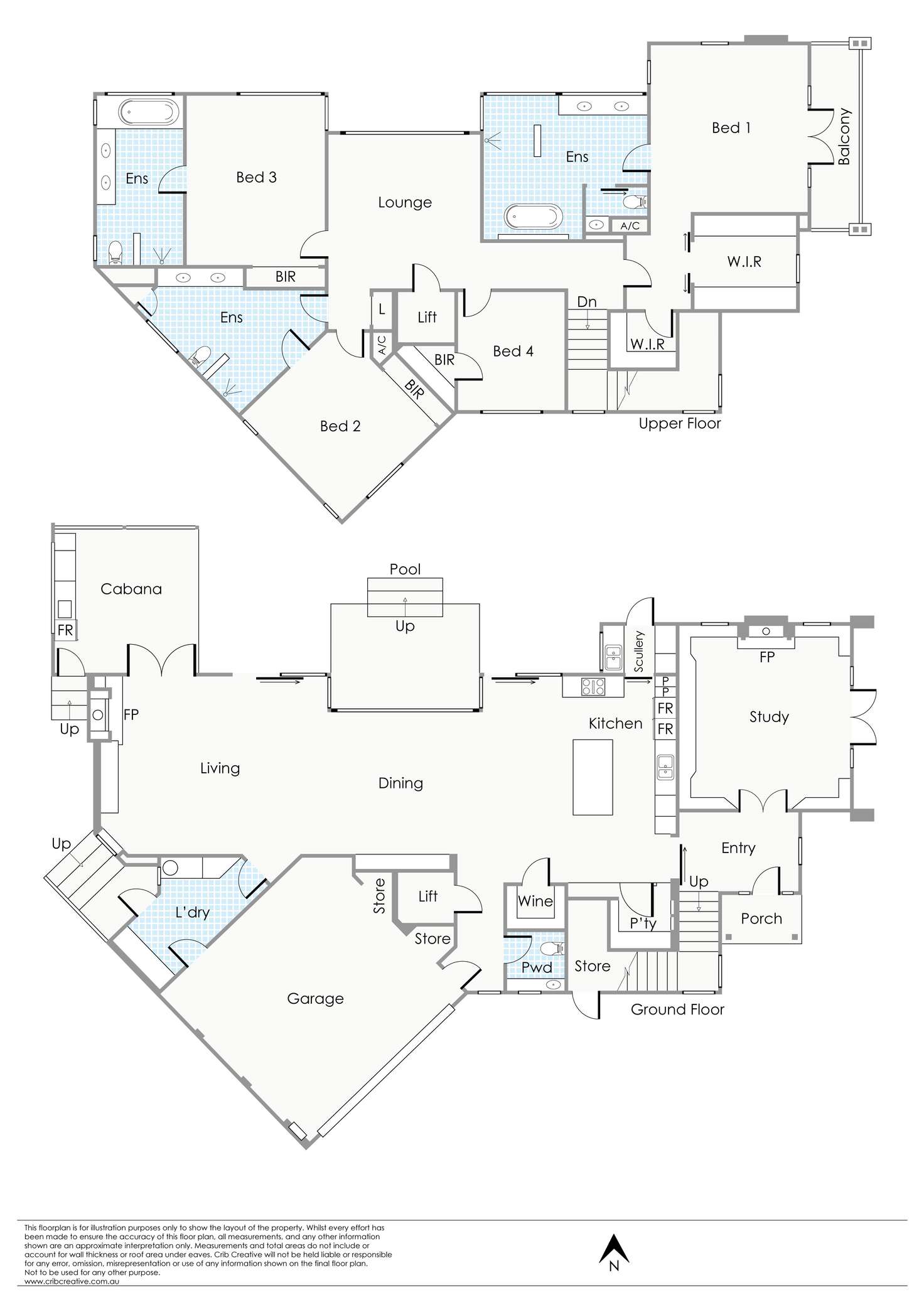 Floorplan of Homely house listing, 7 Bromilow Green, Mount Claremont WA 6010