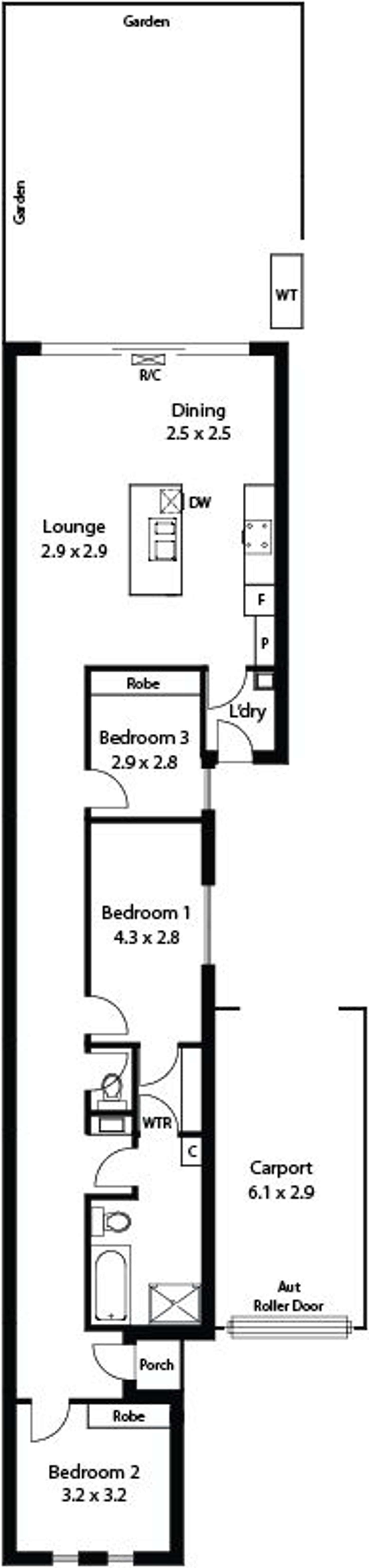 Floorplan of Homely house listing, 54A Conmurra Avenue, Edwardstown SA 5039