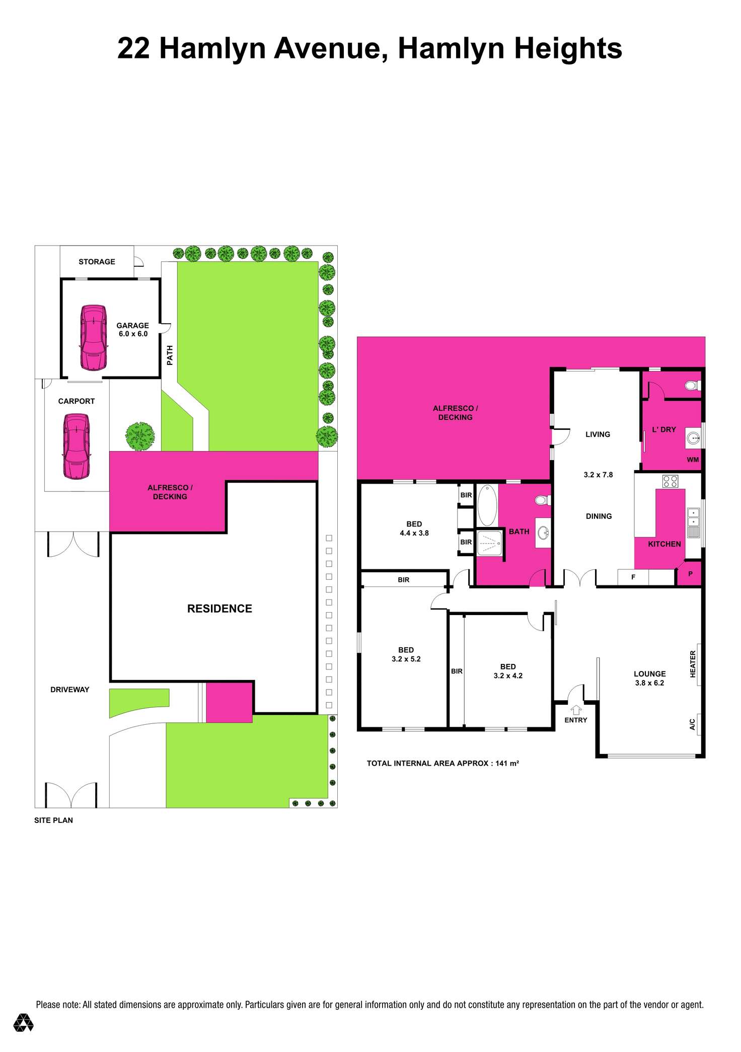 Floorplan of Homely house listing, 22 Hamlyn Avenue, Hamlyn Heights VIC 3215
