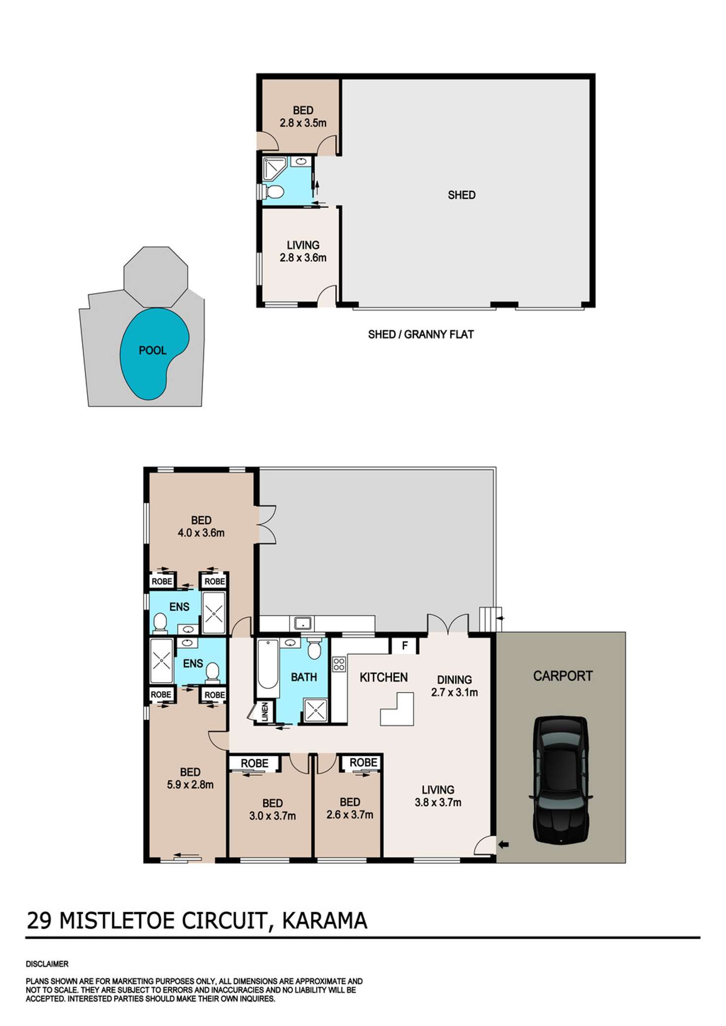 Floorplan of Homely house listing, 29 Mistletoe Circuit, Karama NT 812