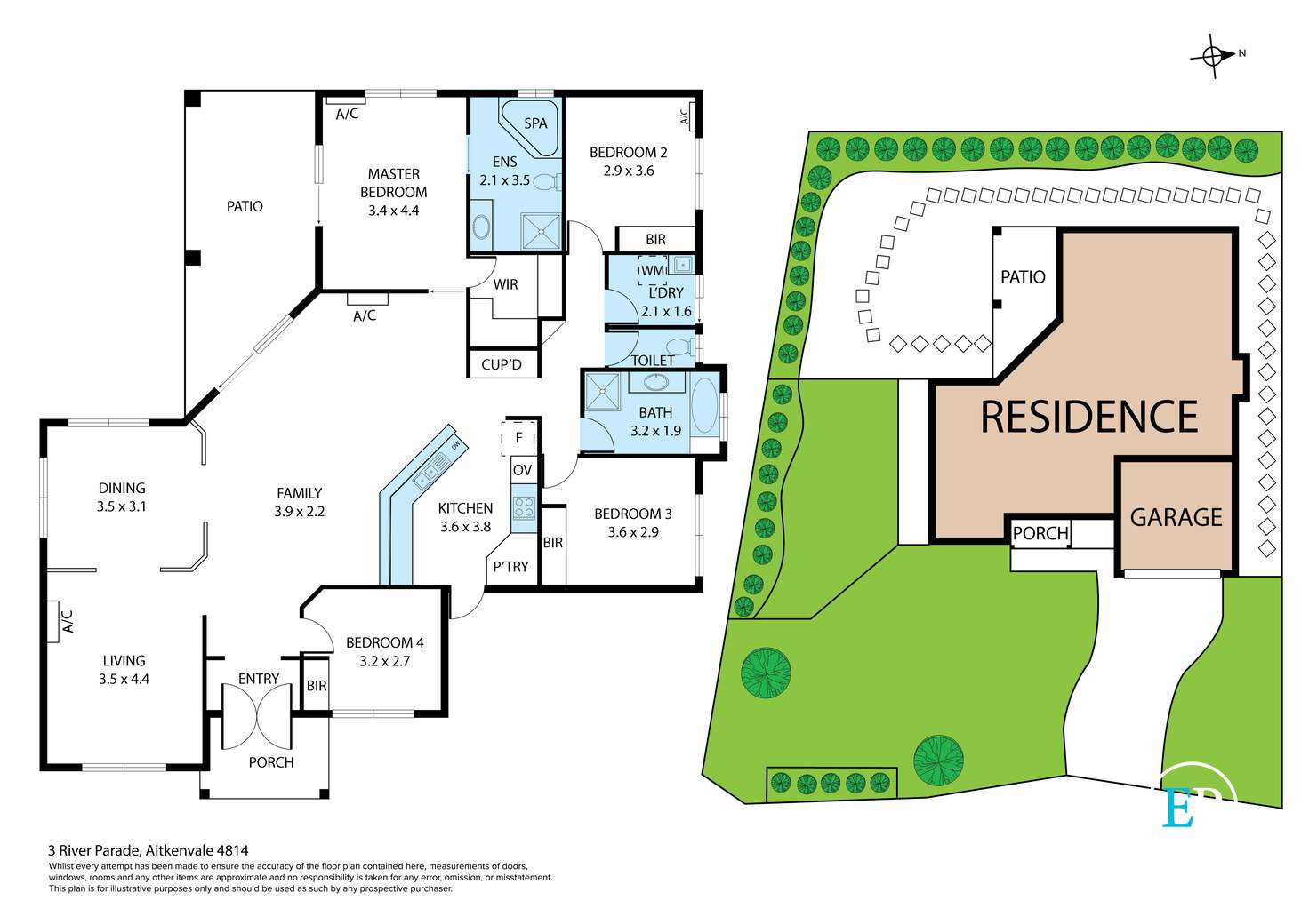 Floorplan of Homely house listing, 3 River Parade, Aitkenvale QLD 4814