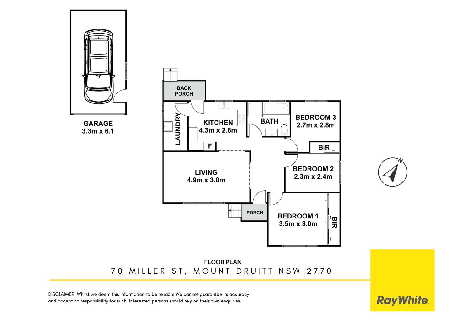 Floorplan of Homely house listing, 70 Miller Street, Mount Druitt NSW 2770